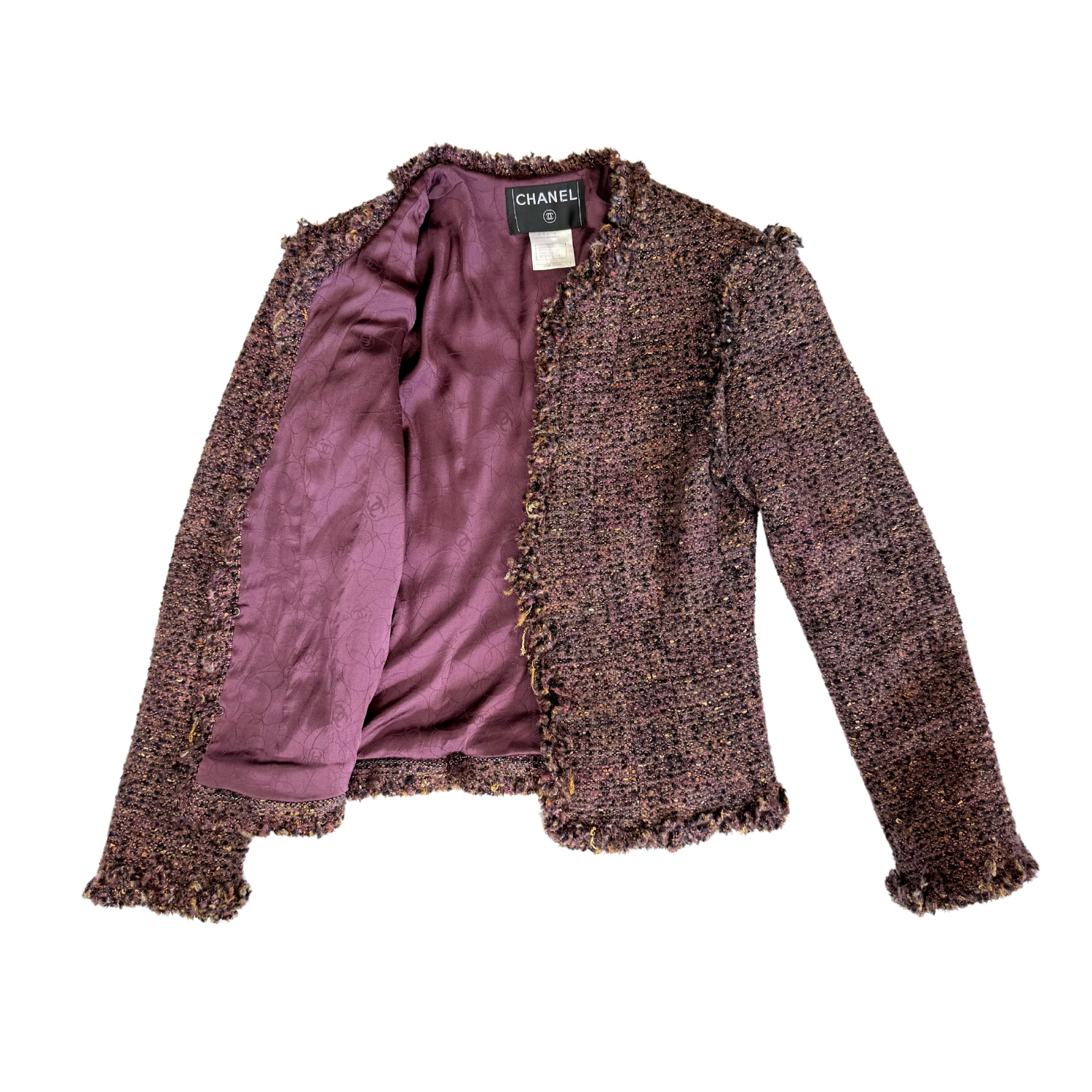 Chanel Vintage 2003 Tweed Evening Blazer