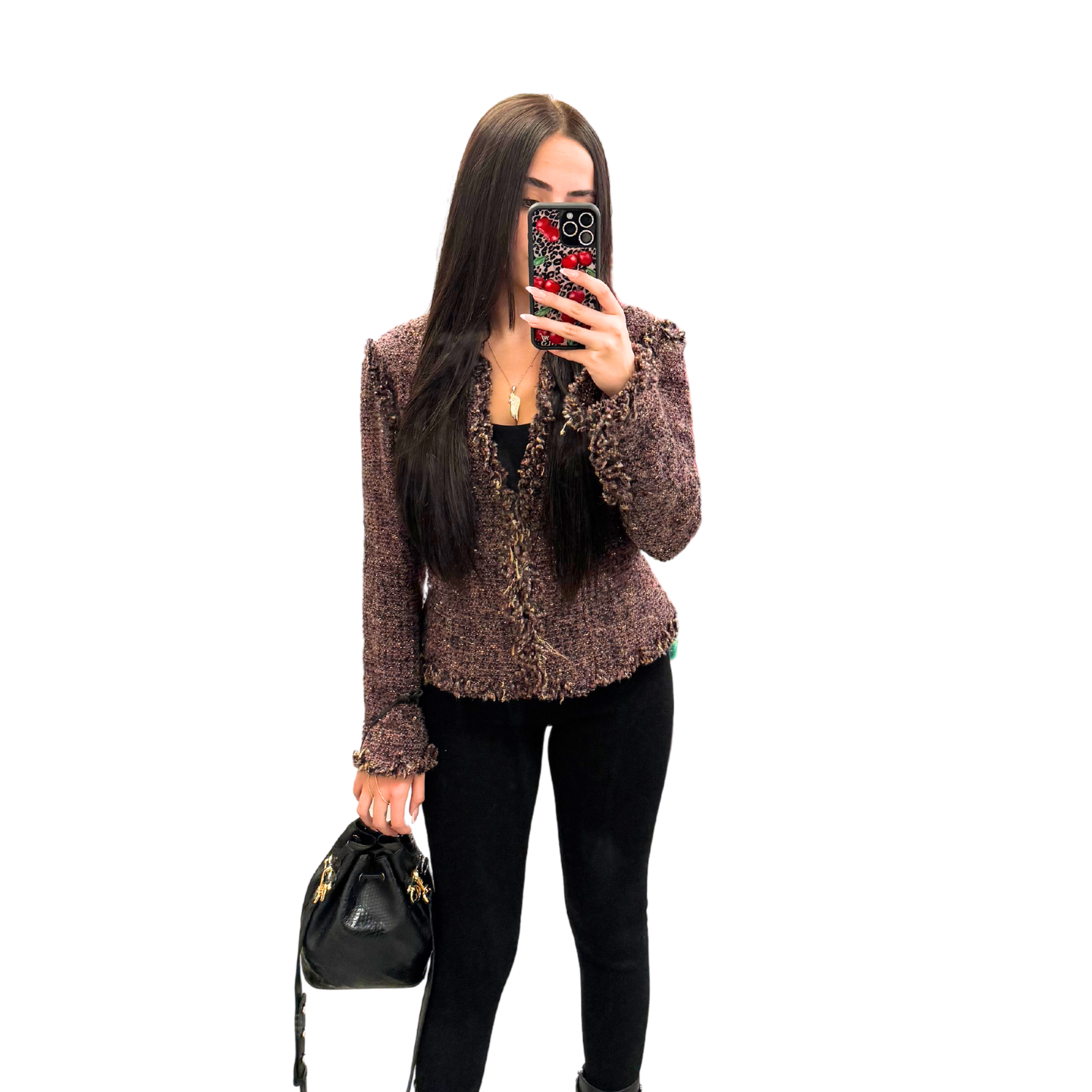 Chanel Vintage 2003 Tweed Evening Blazer