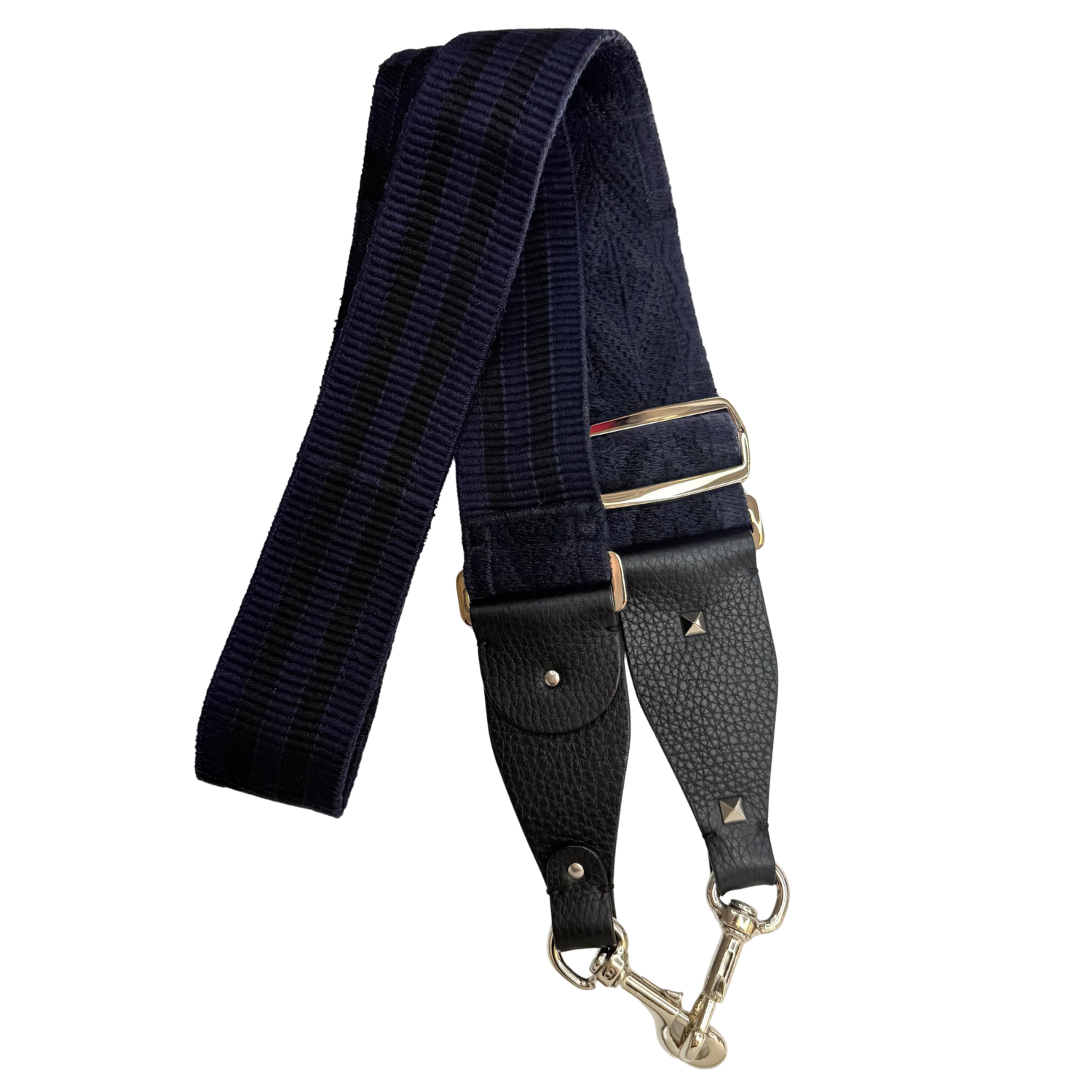 Valentino Chevron Bag Strap Purple