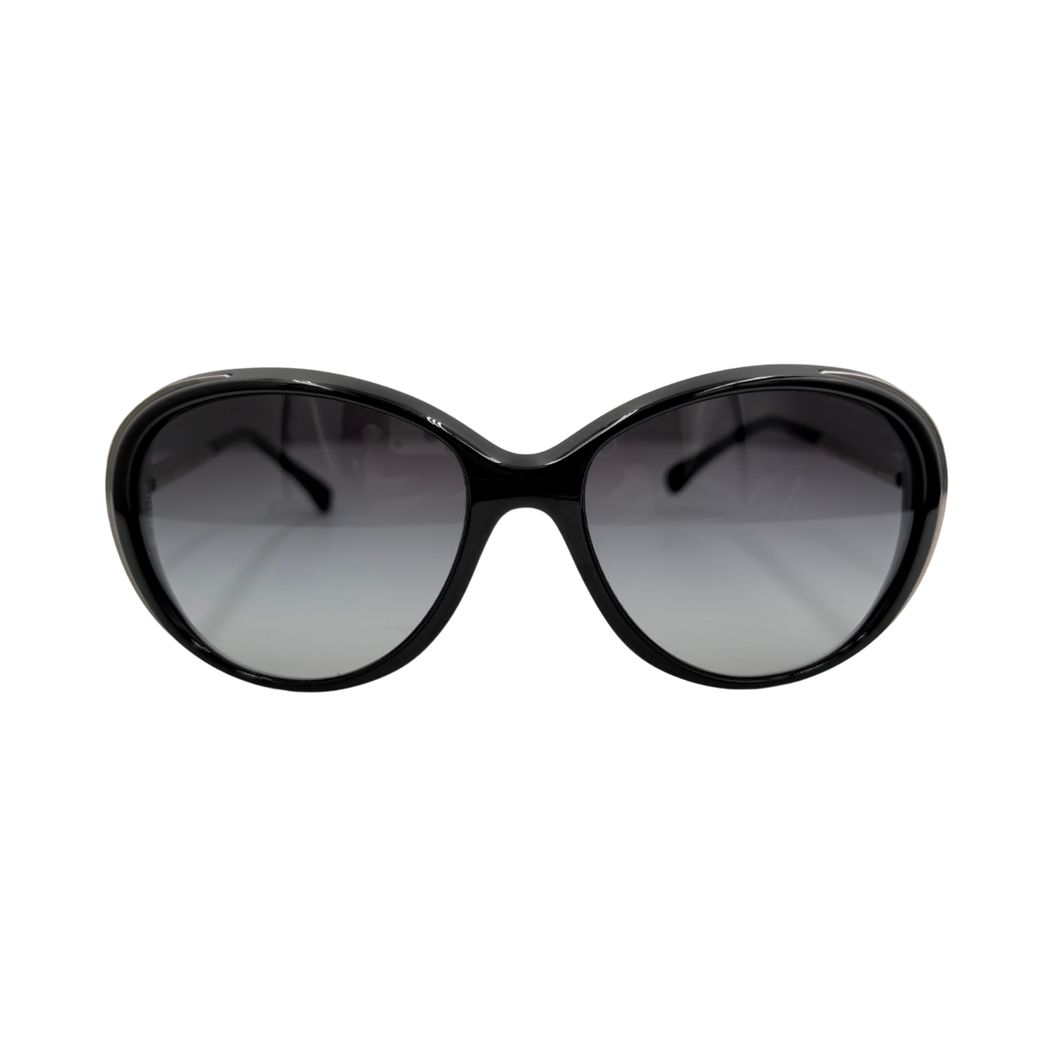 Chanel 6037 Sunglasses Black and Silver