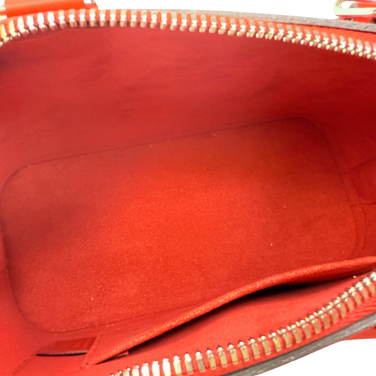 Louis Vuitton Epi Alma BB Coquelicot Bag Red