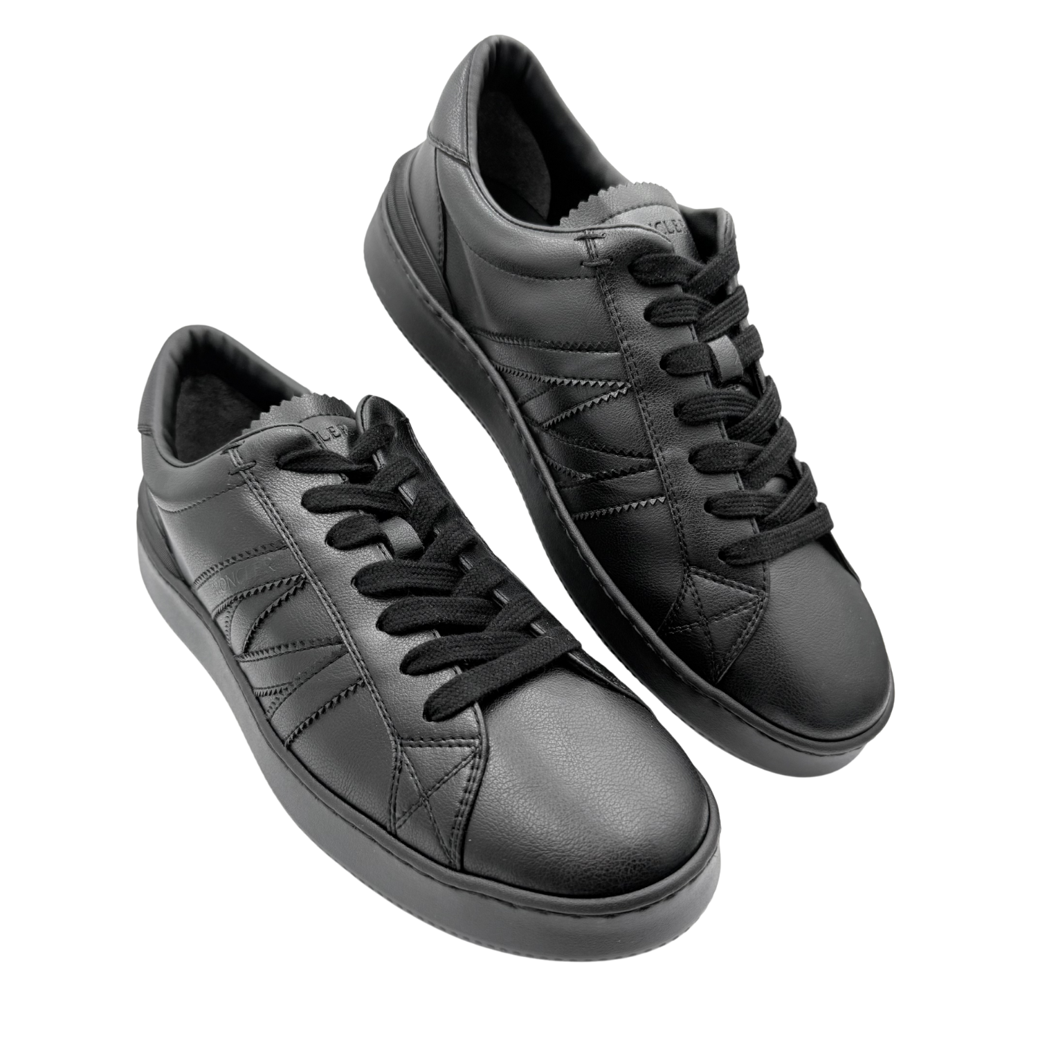 Moncler Monaco Low Top Sneakers Black