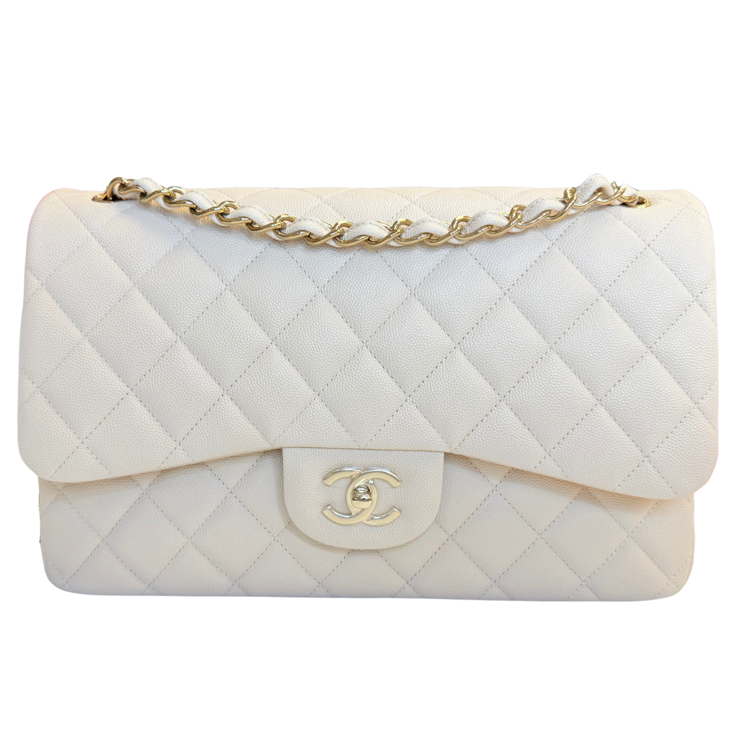 Chanel Jumbo Double Flap Classic Cream