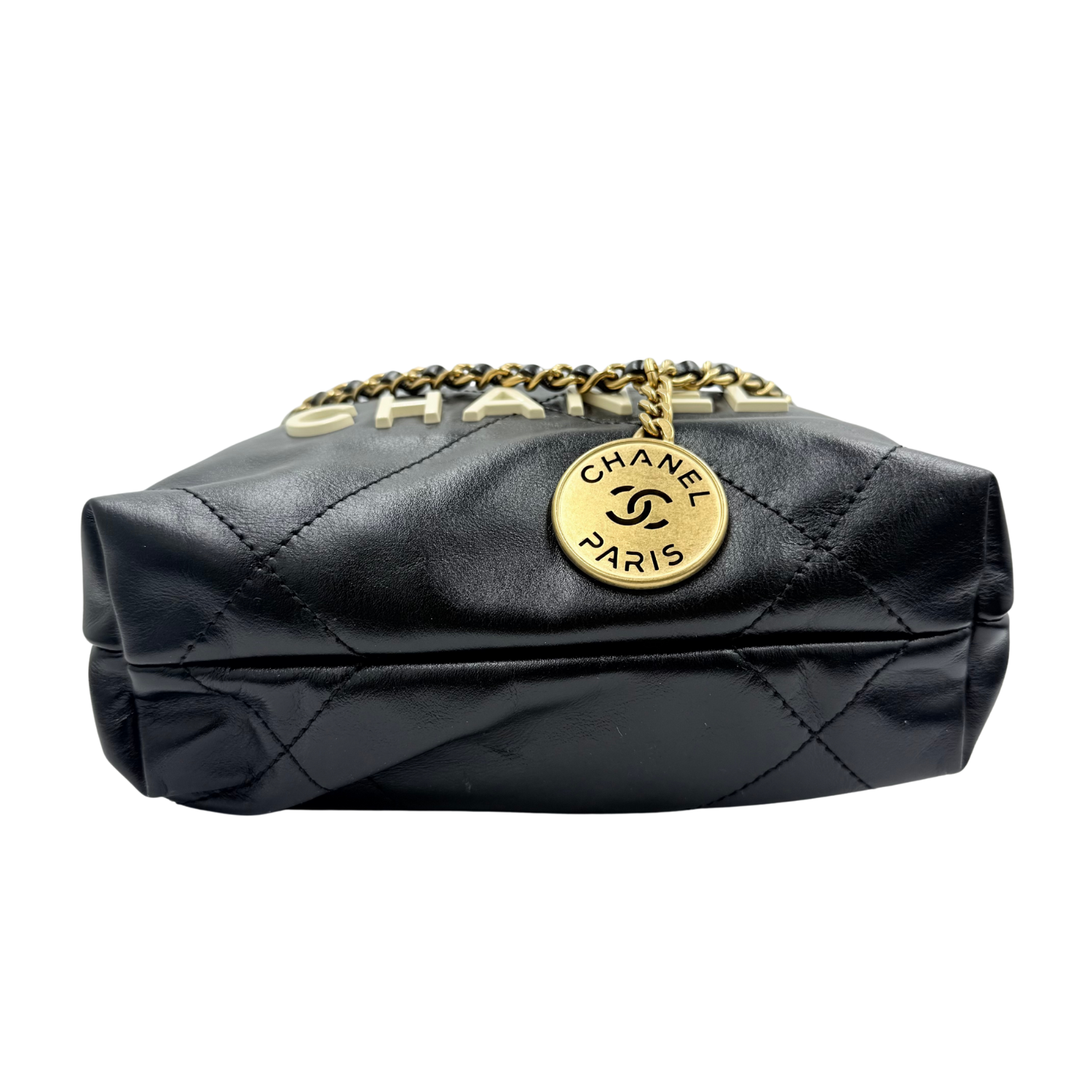 Chanel 22 Mini Hobo Bag Black and Cream