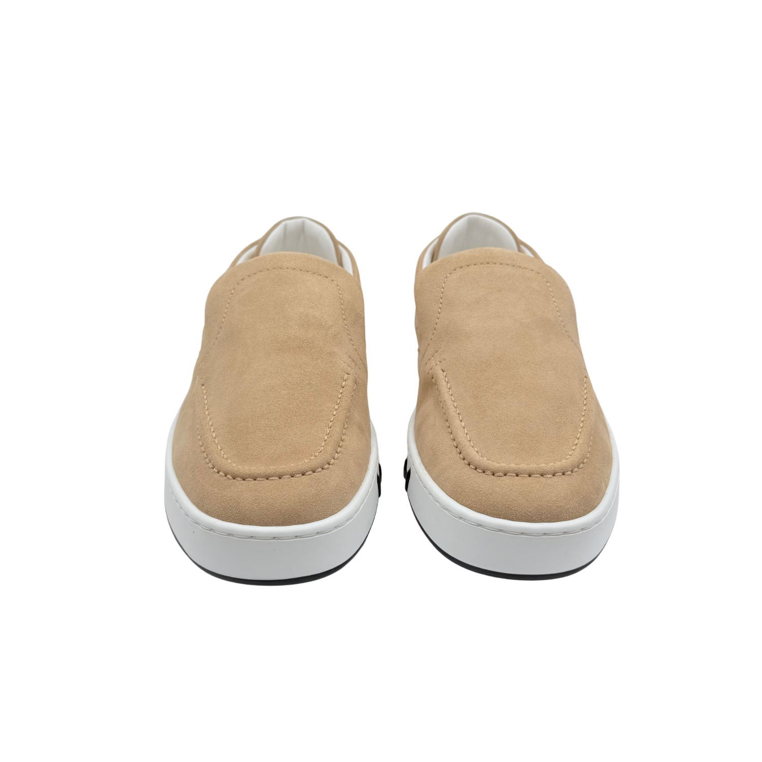 Hermès Suede Kiddy Slip-On Sneaker Beige Size 37