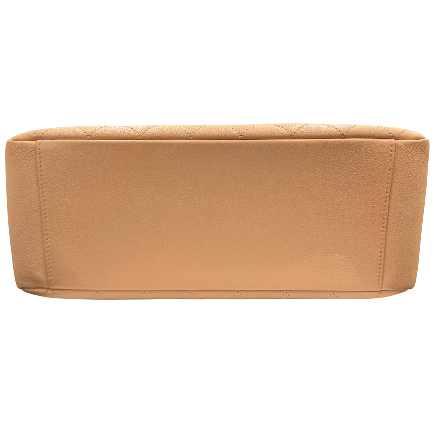 Chanel Caviar Quilted Leather Grand Shopping Tote Beige