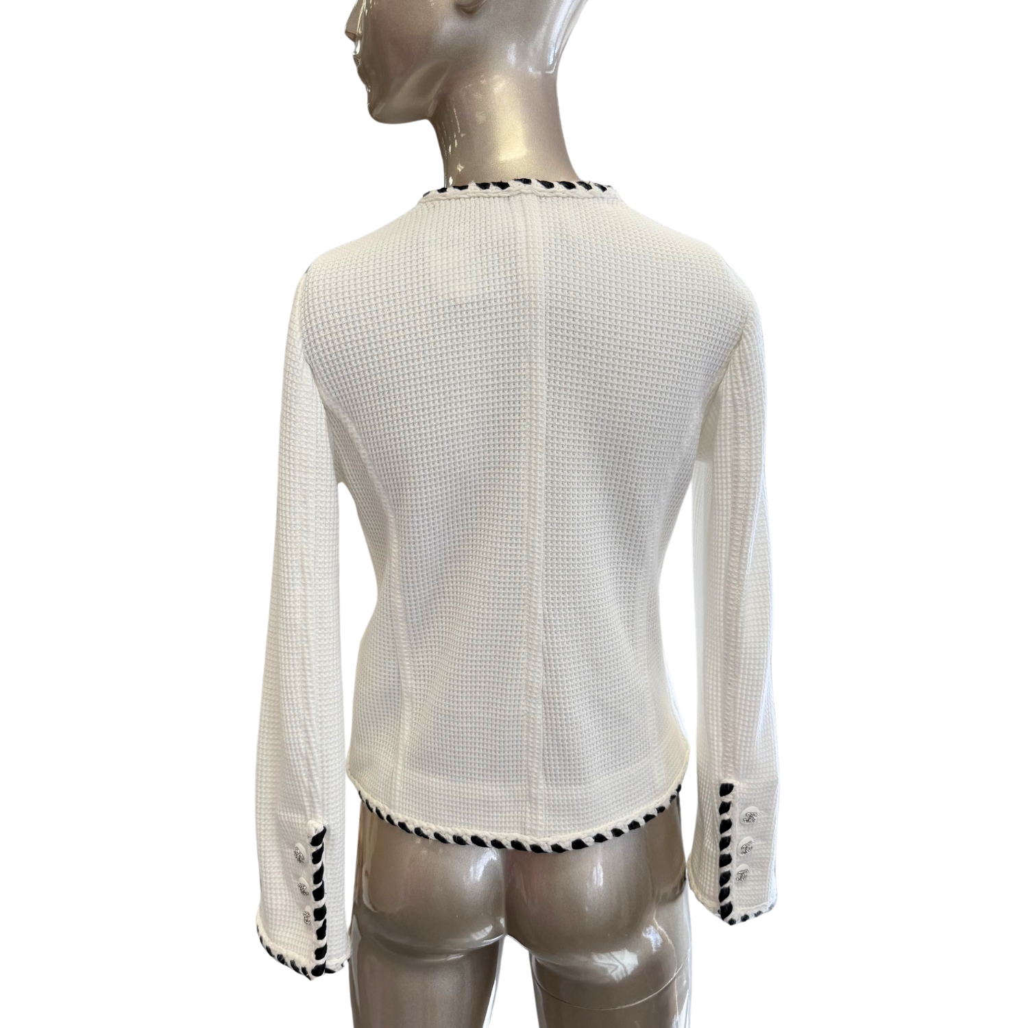 Chanel Look 4 Cruise Blazer 2021 White & Black