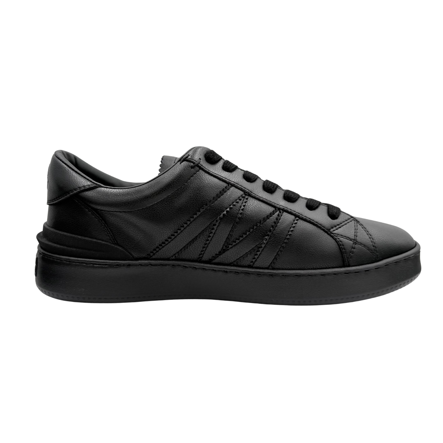 Moncler Monaco Low Top Sneakers Black