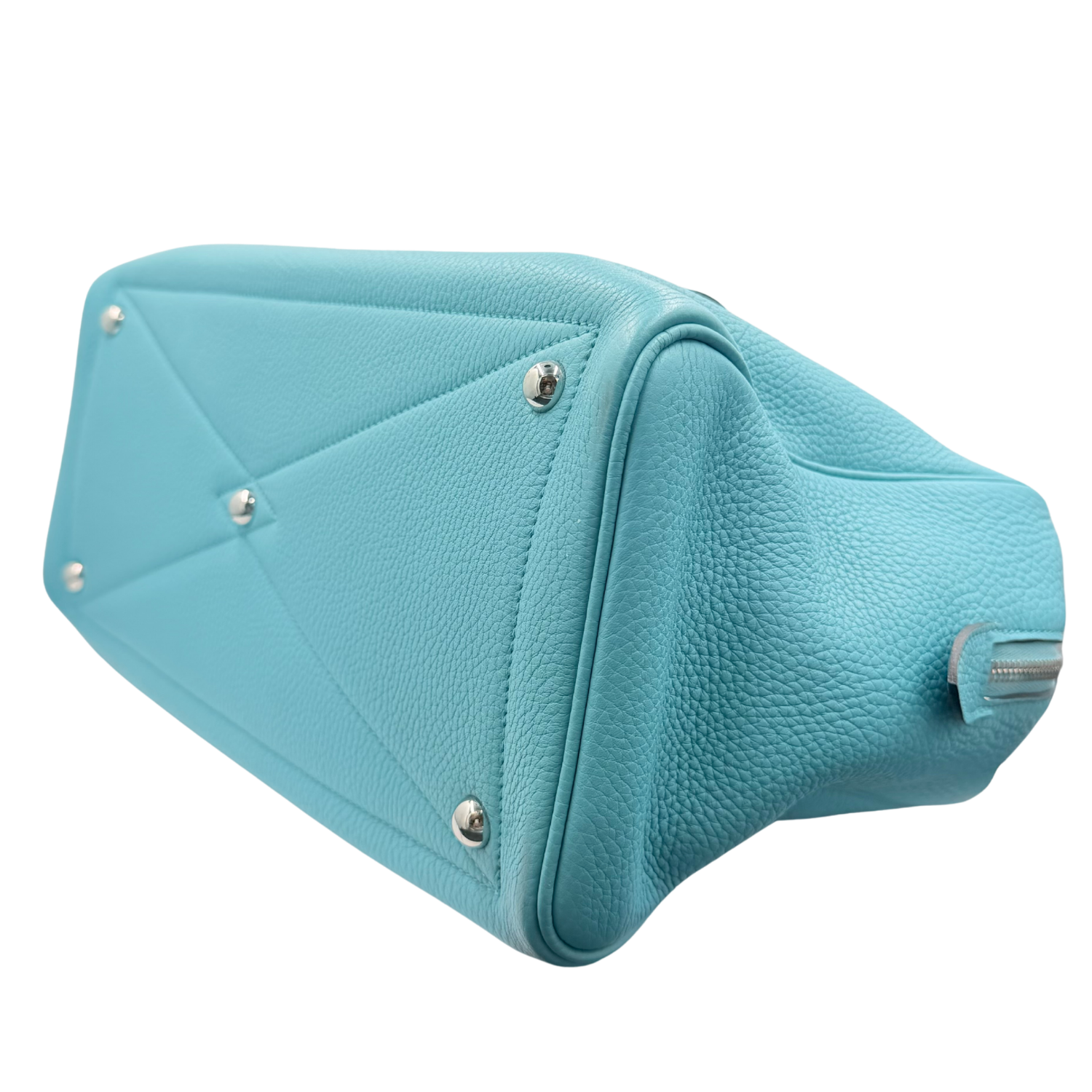 Hermès Victoria II 35 Bleu Saint Cyr