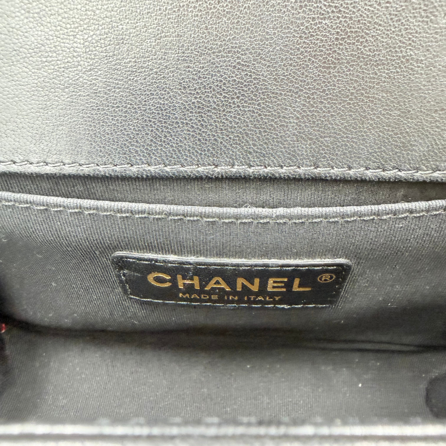 Chanel Small Jacket Boy Bag Black