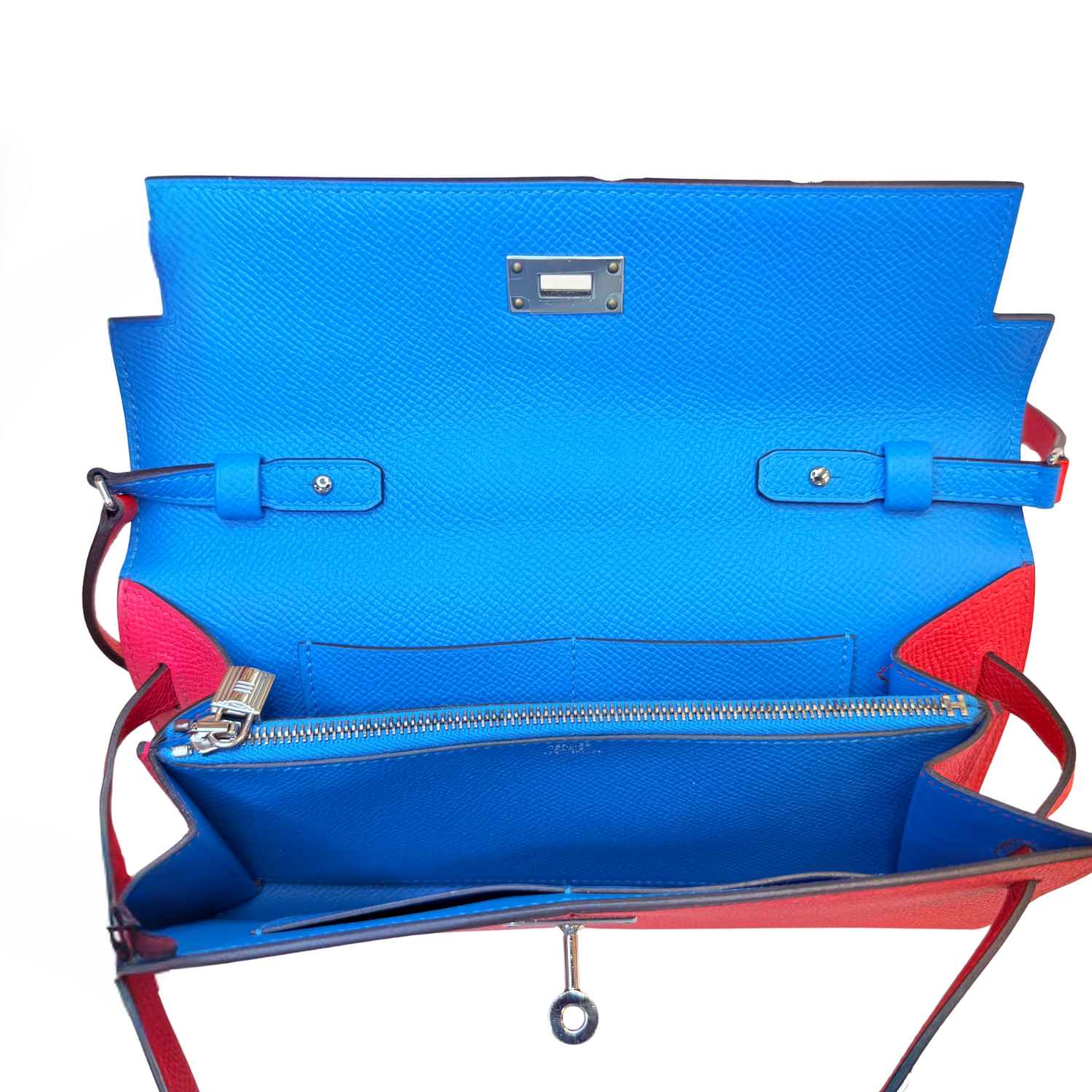 Hermès Two-Tone Kelly To Go Rose De Coeur