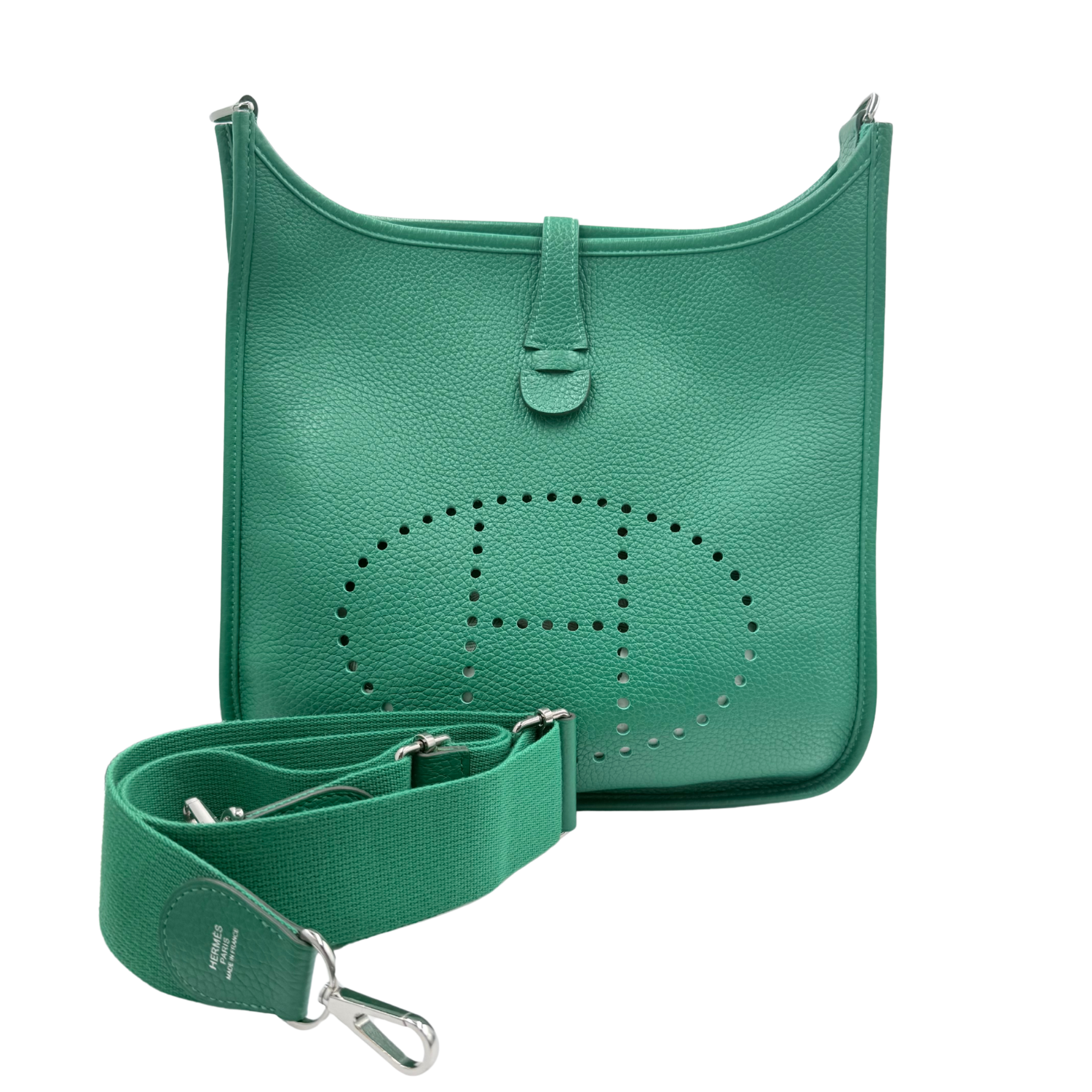 Hermès Clemence Evelyne III PM 29 Vert Vertigo