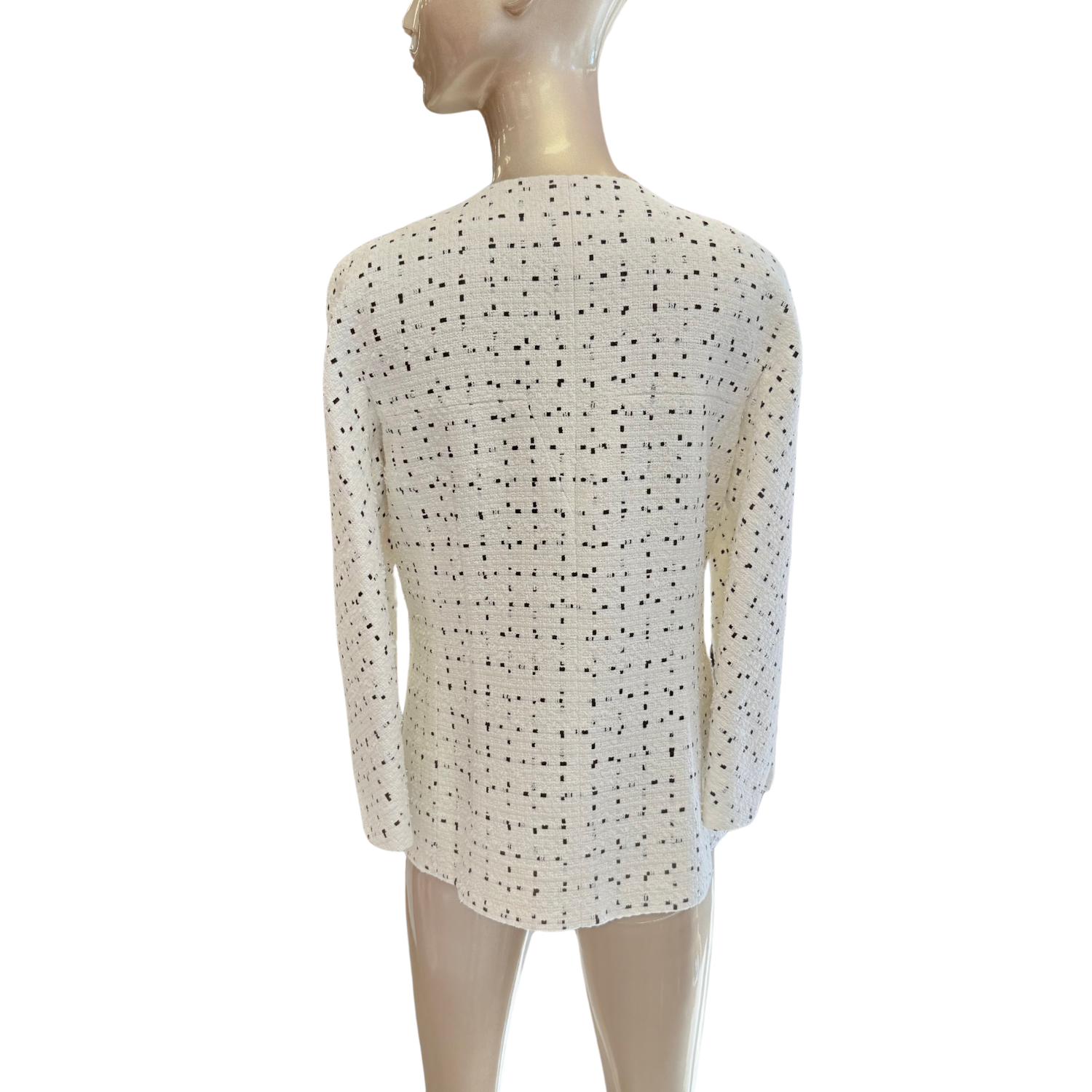 Chanel Tweed Printed Blazer