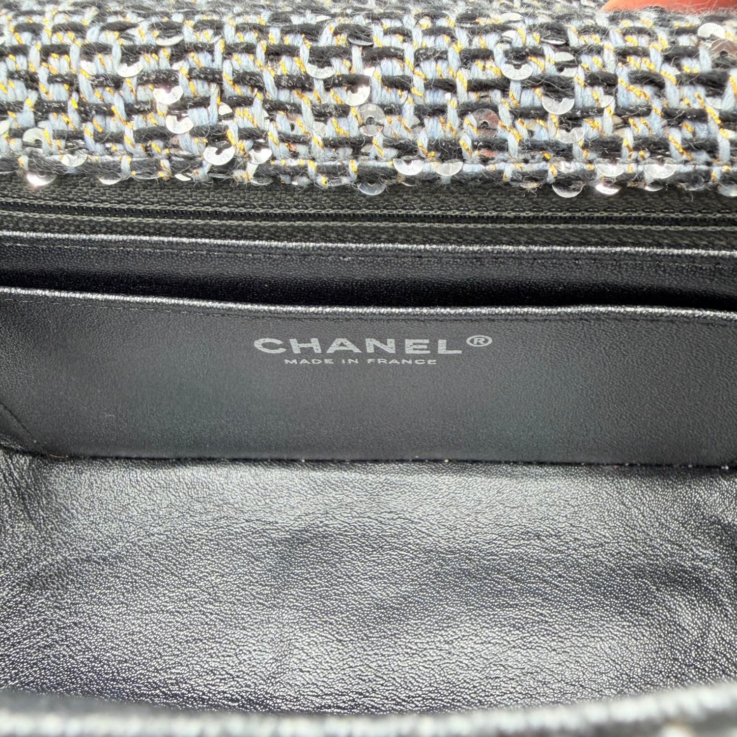 Chanel Limited Tweed Mini Reissue Flap Bag Sequin