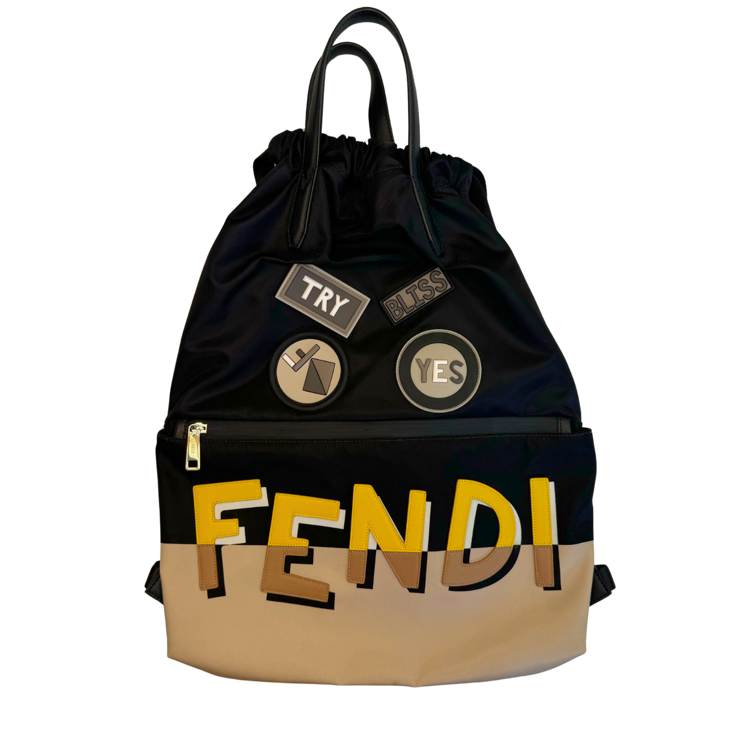 Fendi nylon monster backpack best sale