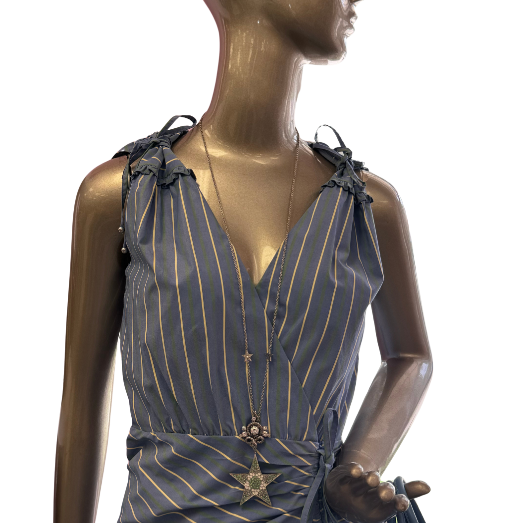 Roberto Cavalli Star Pendant Necklace with Crystals