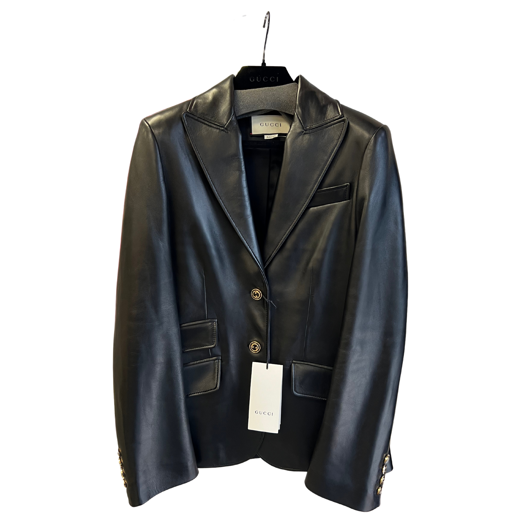 Gucci Leather Blazer