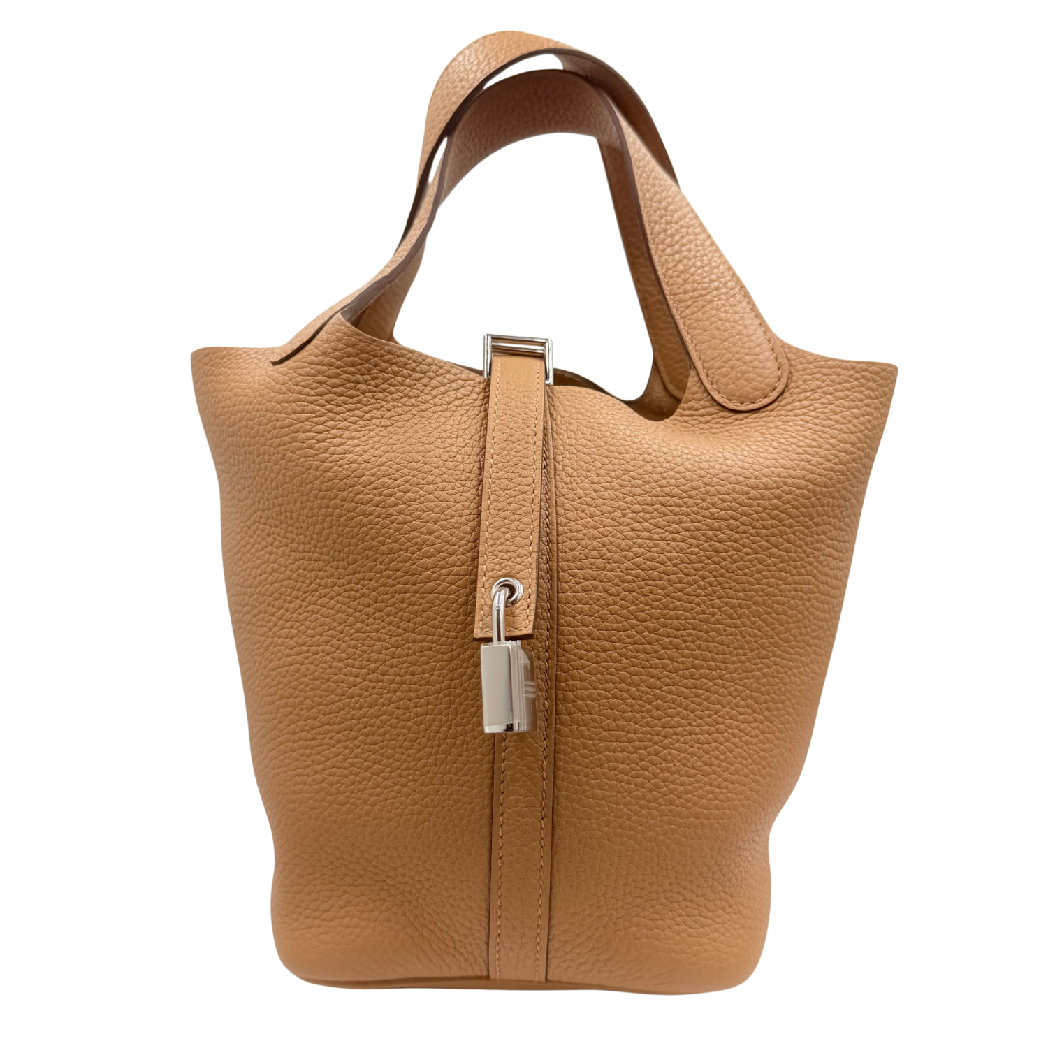 Hermès Picotin Lock 18 Clemence Palladium Hardware Biscuit