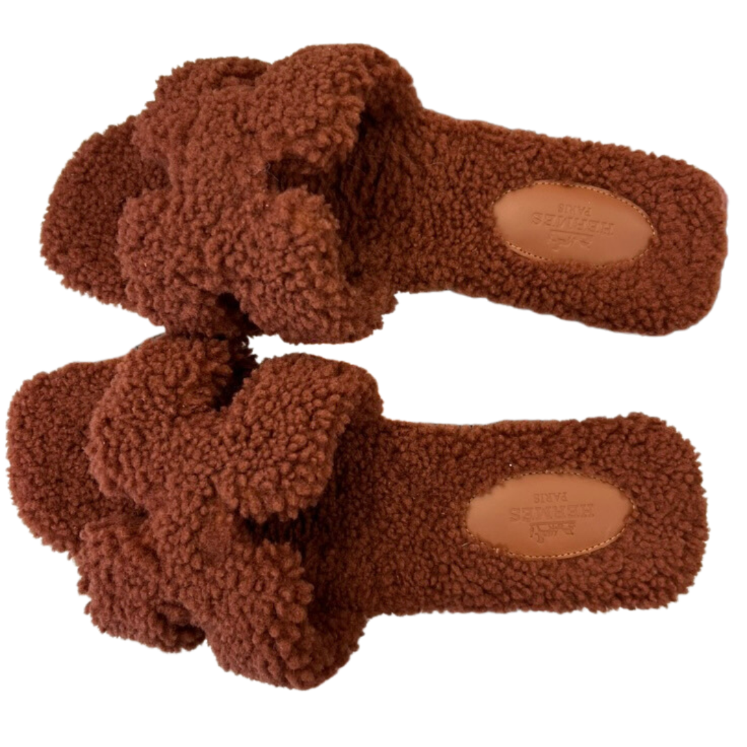 Hermès Teddy Oran Cognac