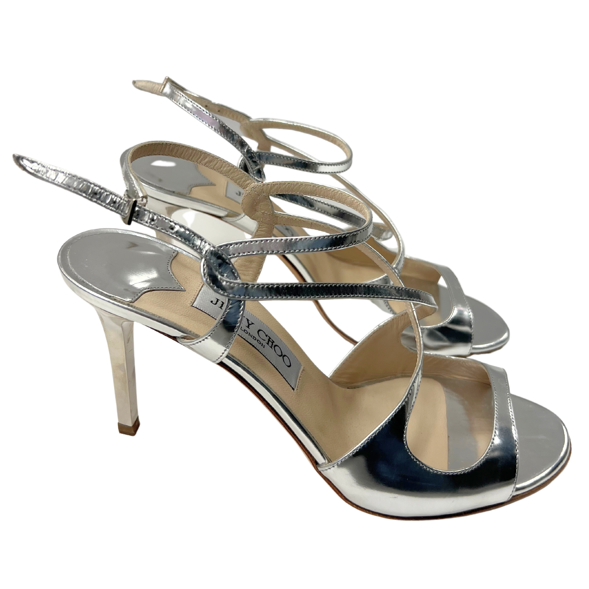 Jimmy Choo Metallic Heels