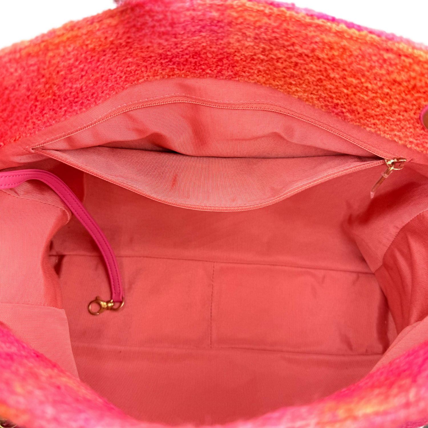 Chanel Tweed Timeless Tote Tie-Dye