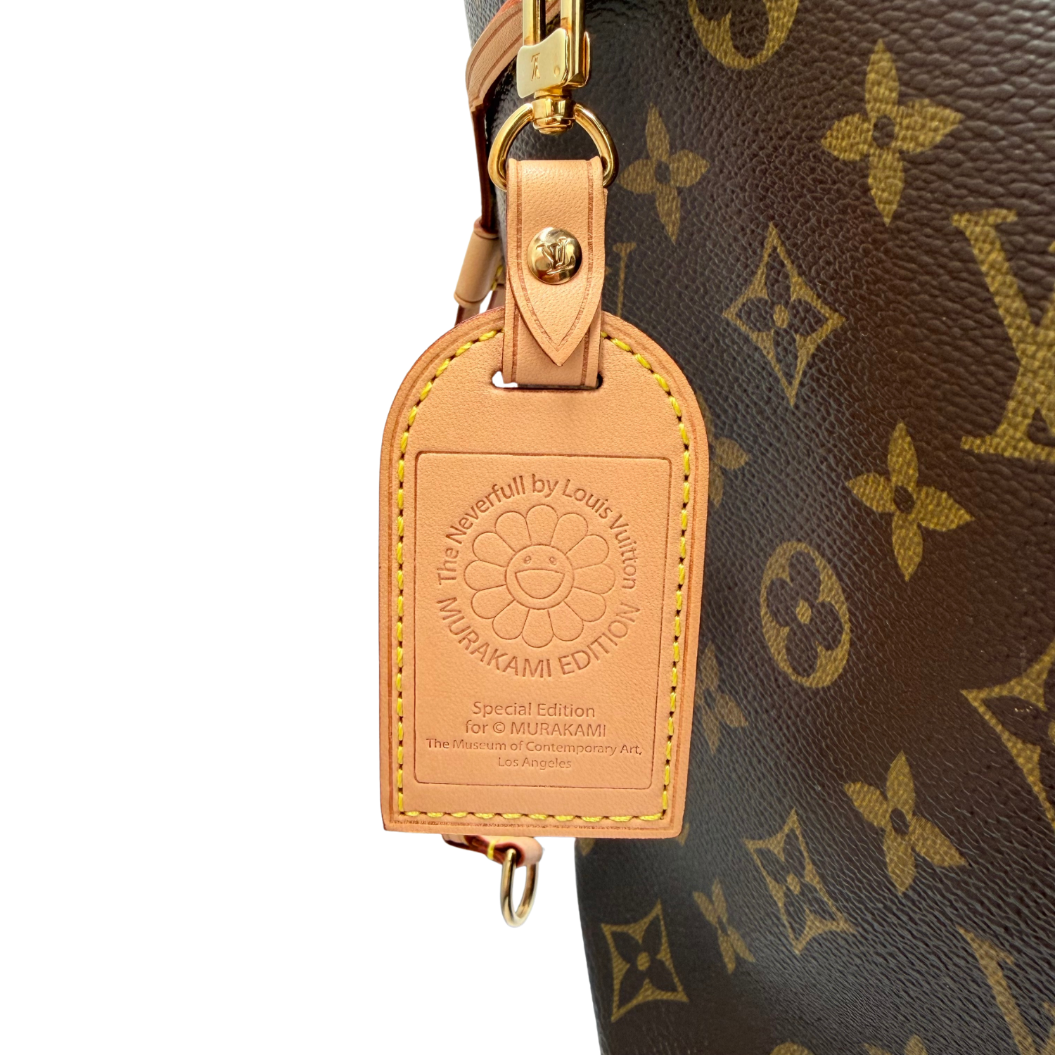 Louis Vuitton LV Monogram x Takashi Murakami MOCA Neverfull MM