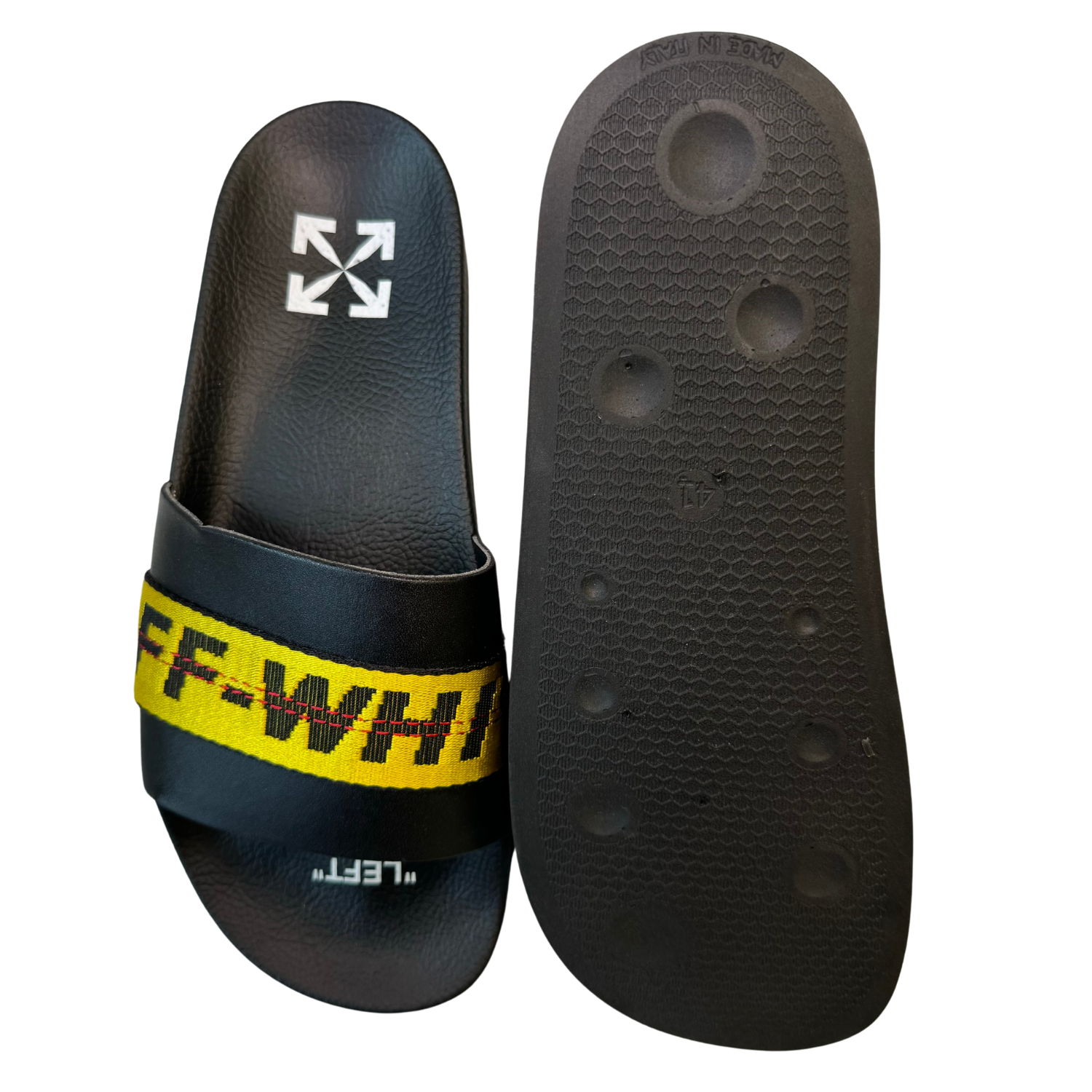 Off-White Industrial Slides