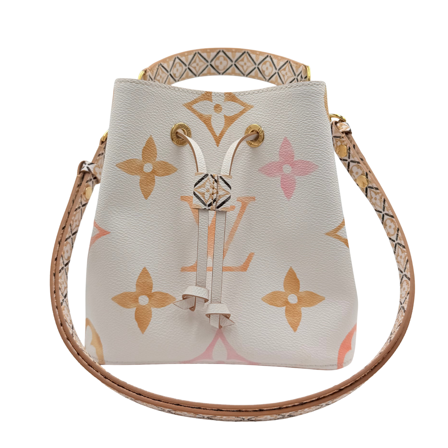 Louis Vuitton Monogram By The Pool 2.0 Neonoe BB Bucket Bag Beige