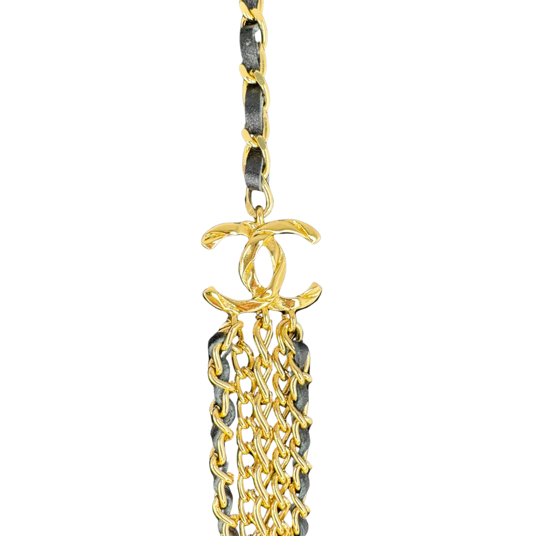 Chanel Multistrand Gold Necklace