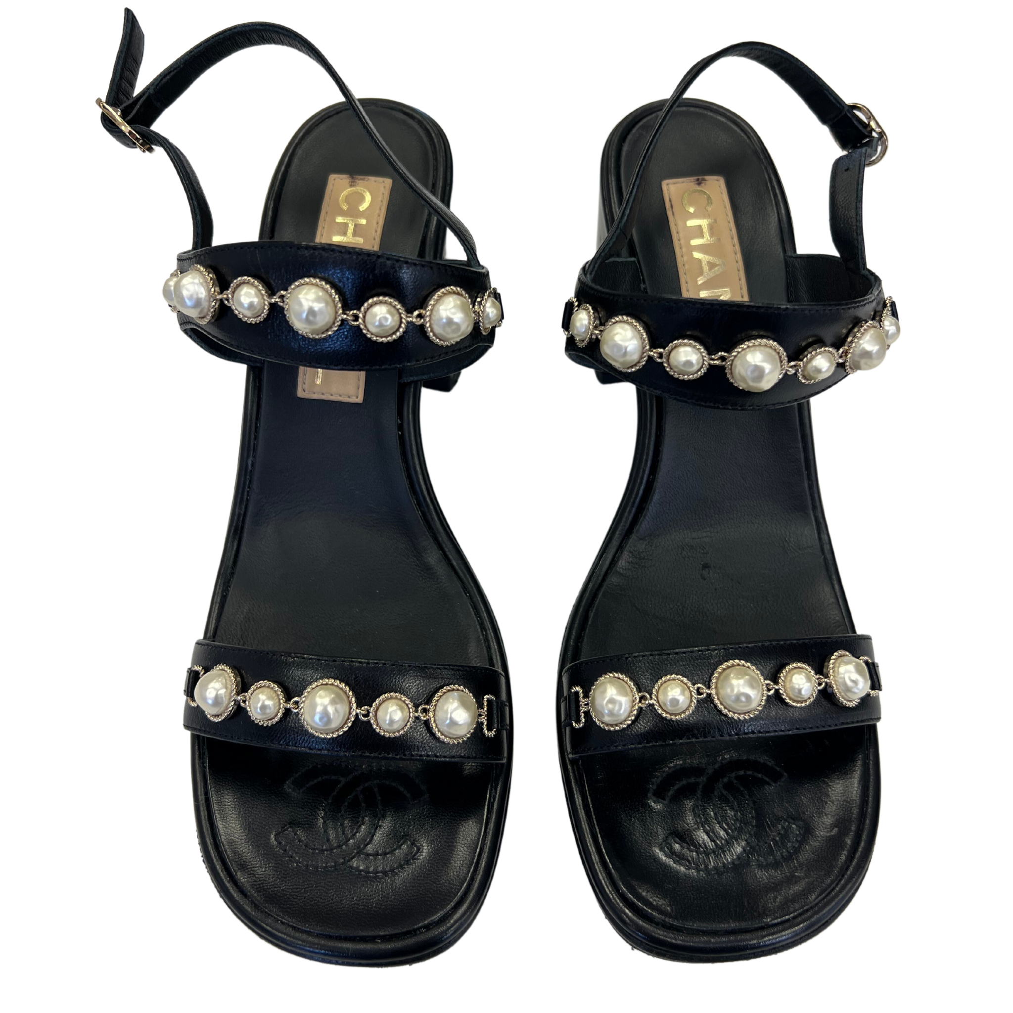 Chanel Slingback Platform