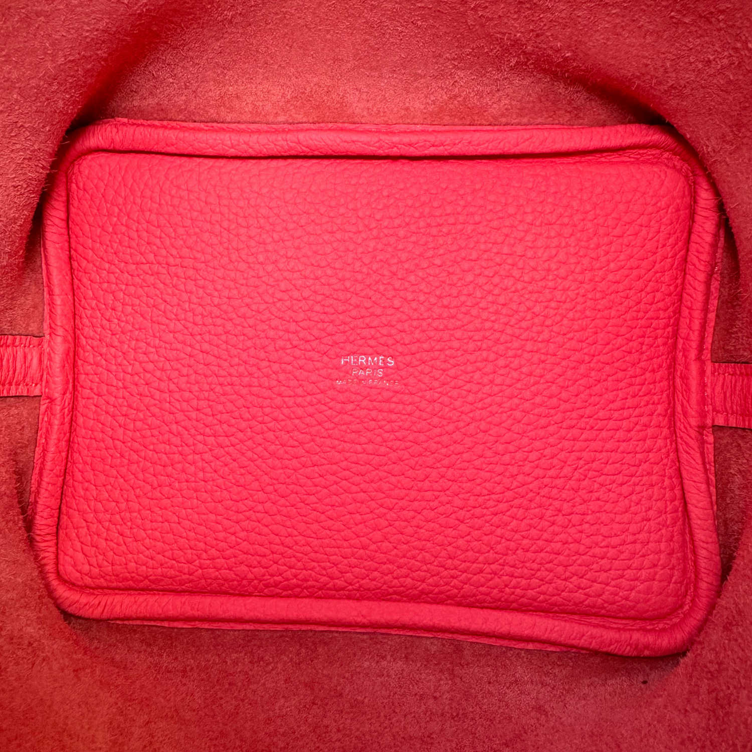 Hermès Rose Azalée Clemence Picotin Lock 18 Palladium Hardware