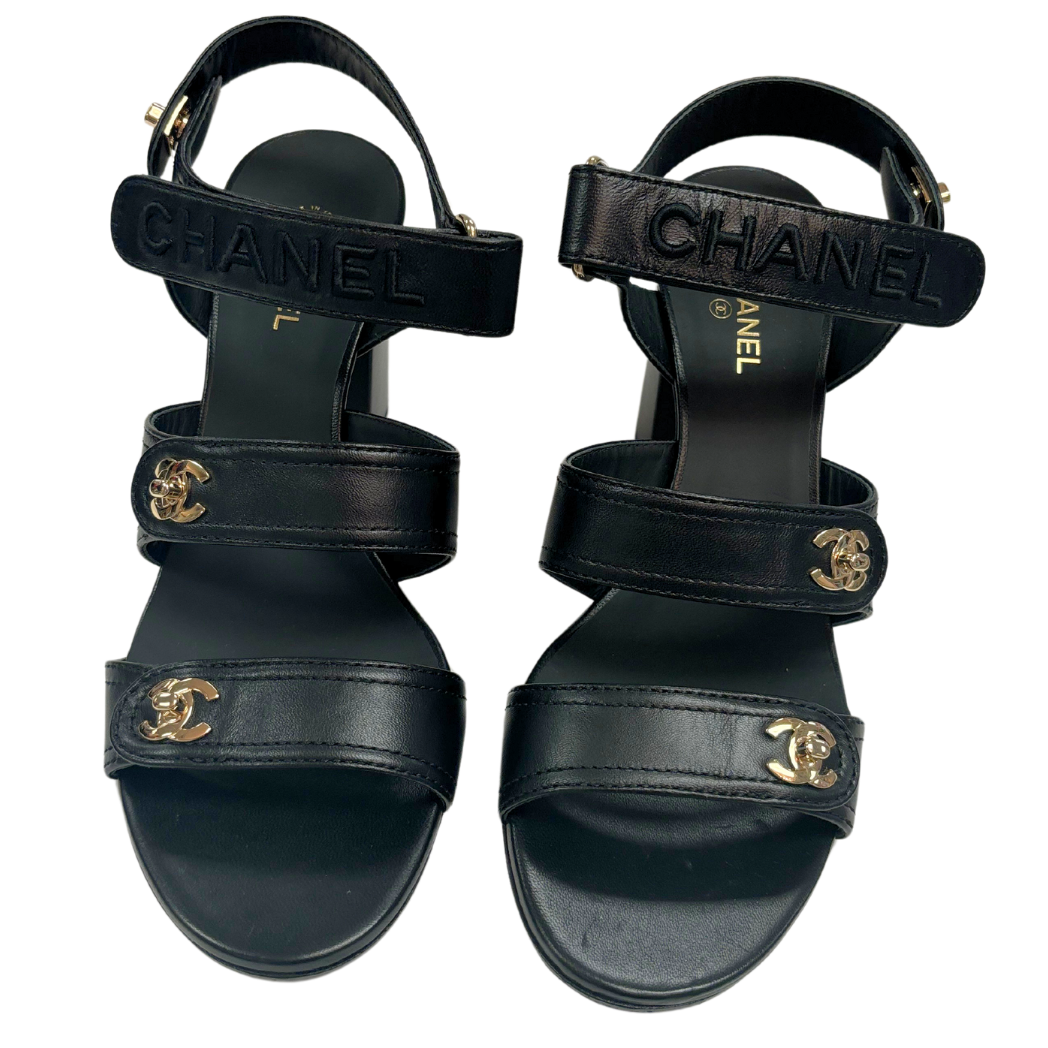 Chanel Platform Sandal