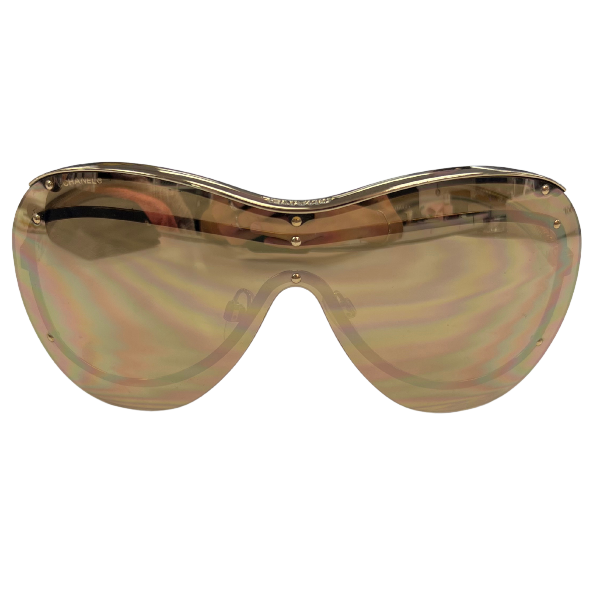Chanel 18K Shield Sunglasses