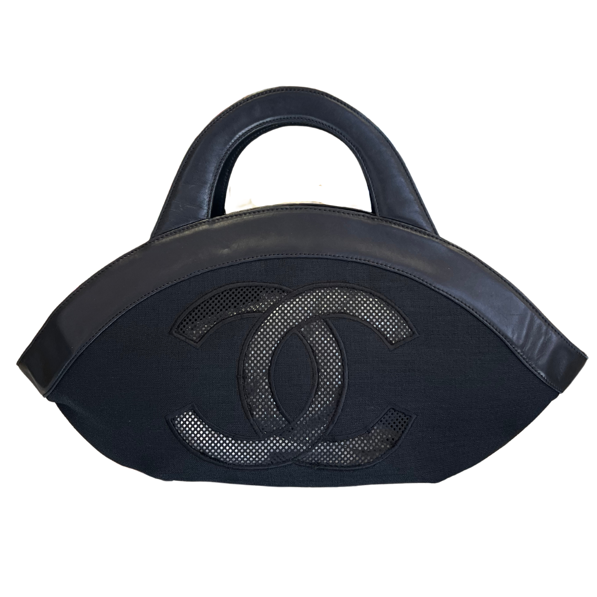 Vintage Chanel Camellia Tote Bag