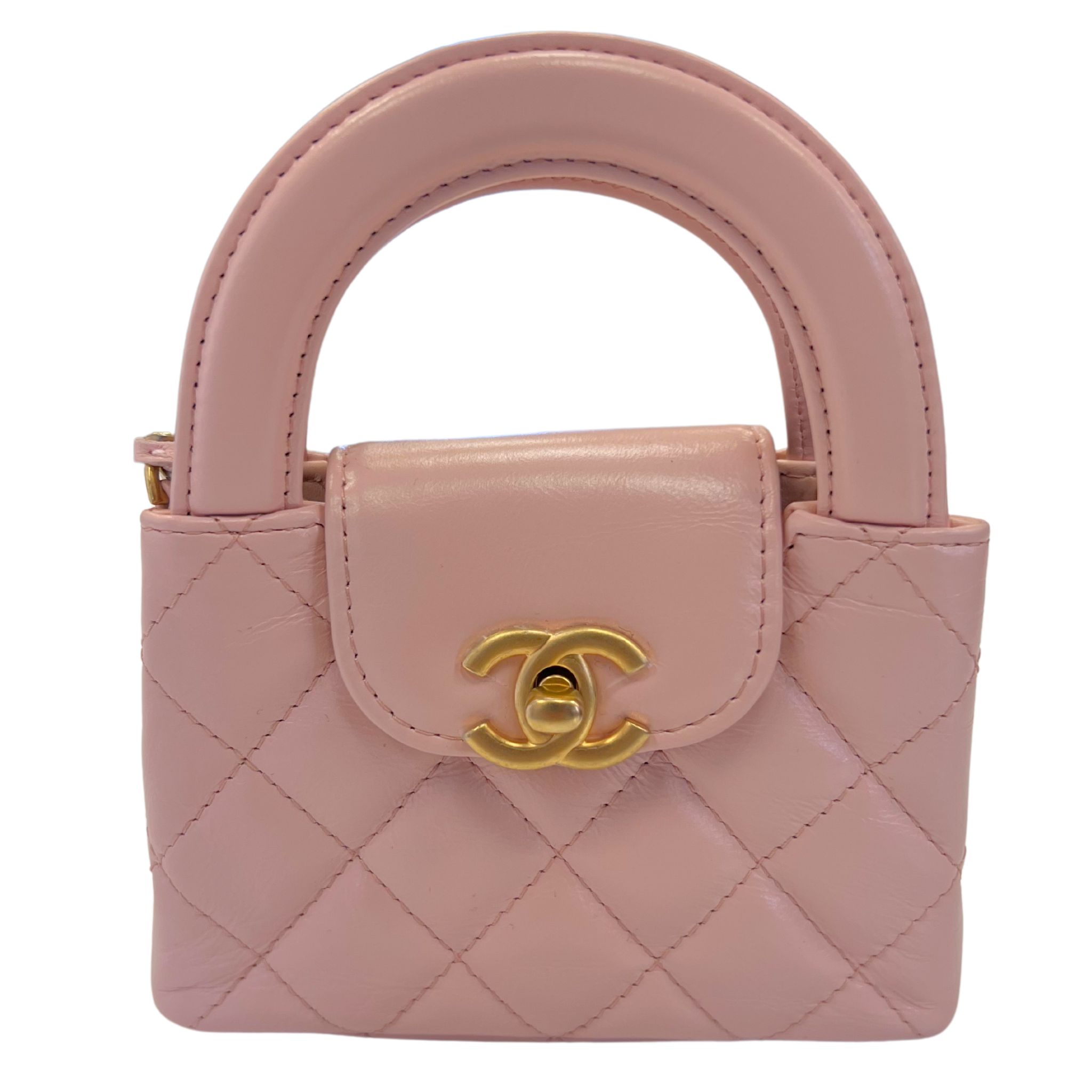 Chanel Mini Nano Shopper Light Pink