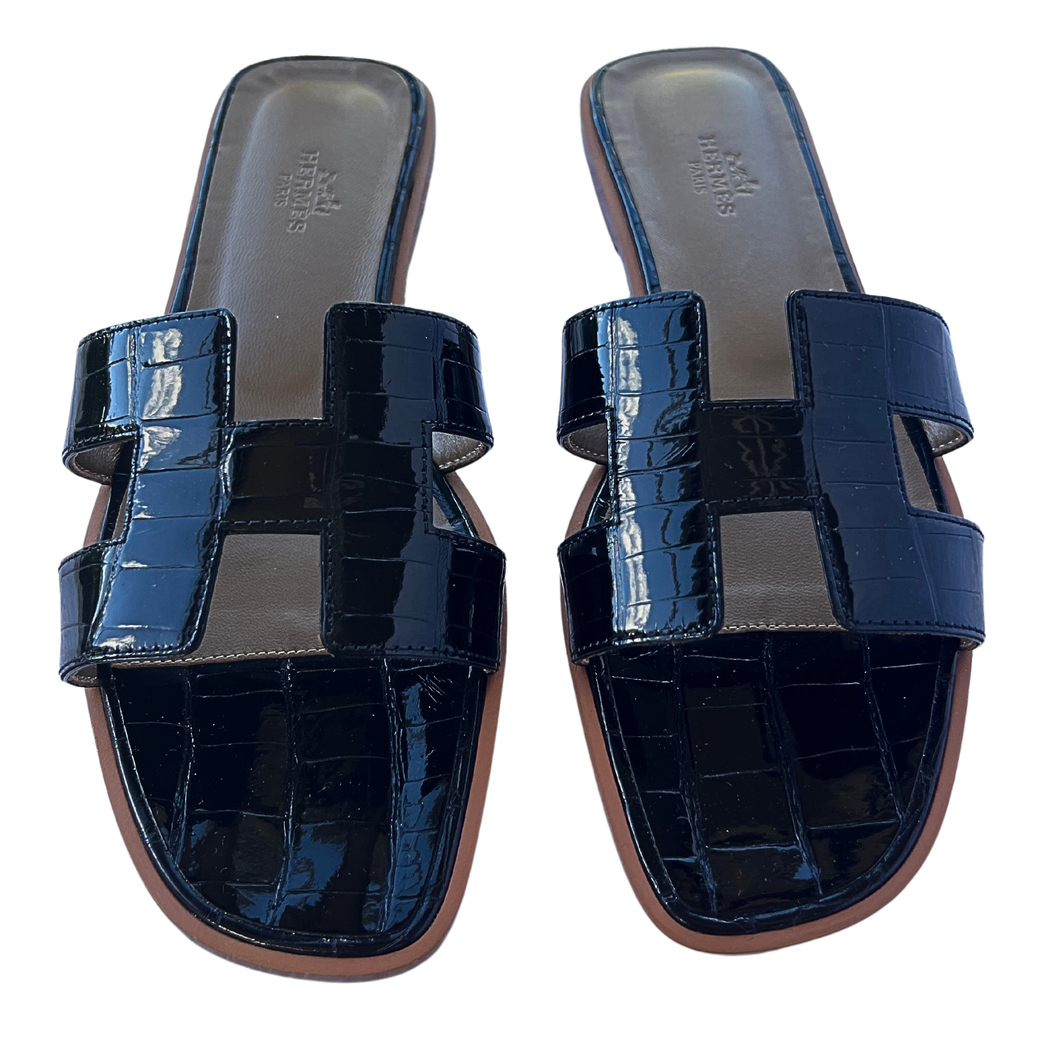 Hermès Oran Shiny Alligator