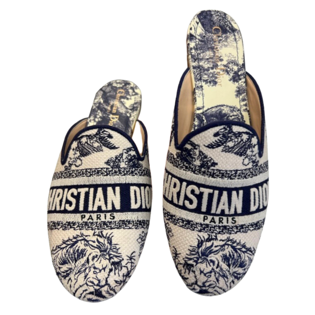 Christian Dior Embroidered Mule