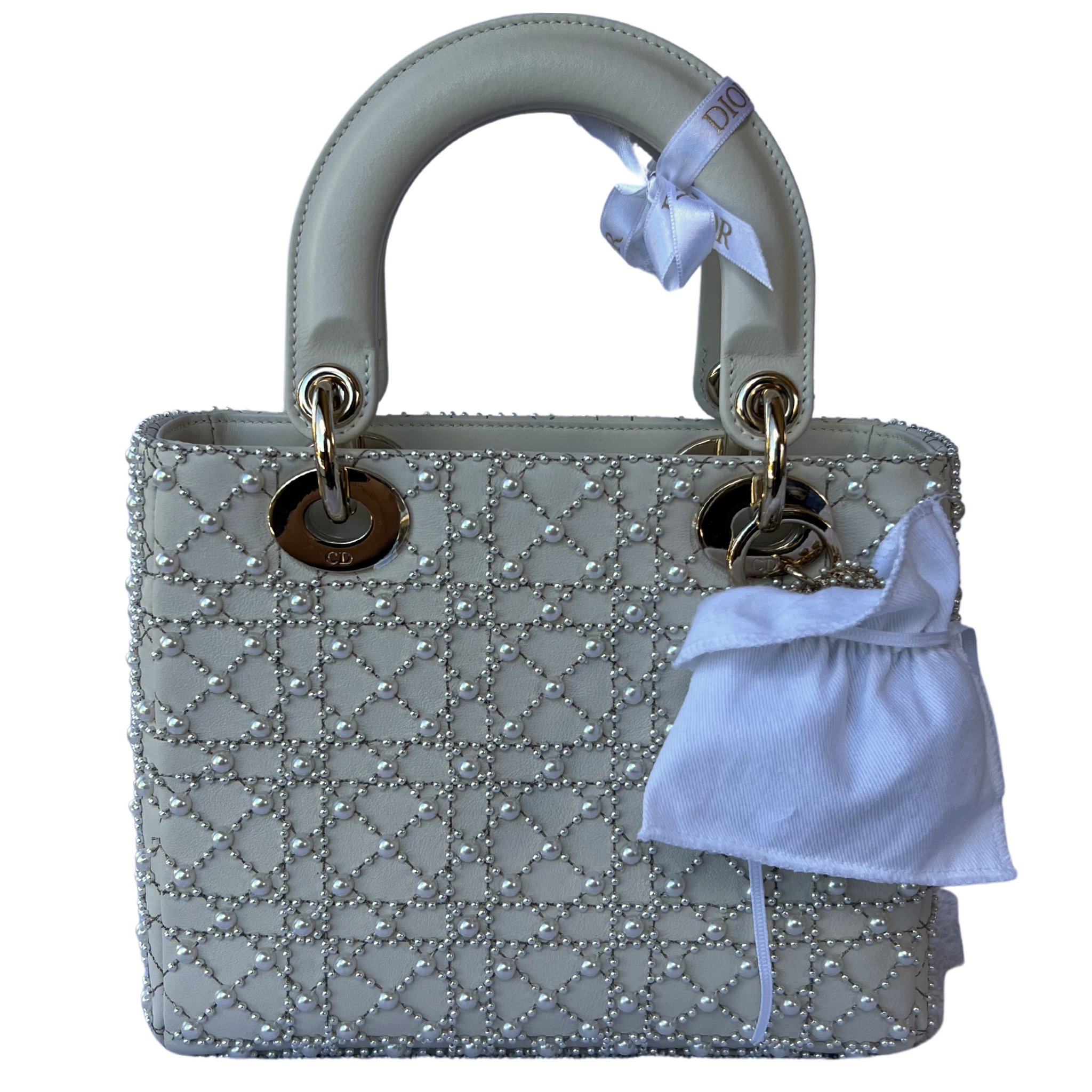 Christian Dior Lady Dior Pearl Cannage
