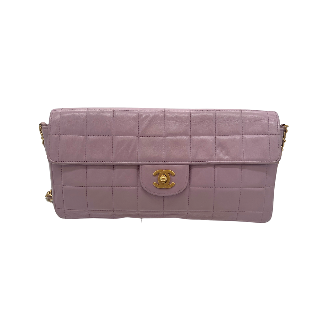 Vintage Chanel East West Chocolate Bar
