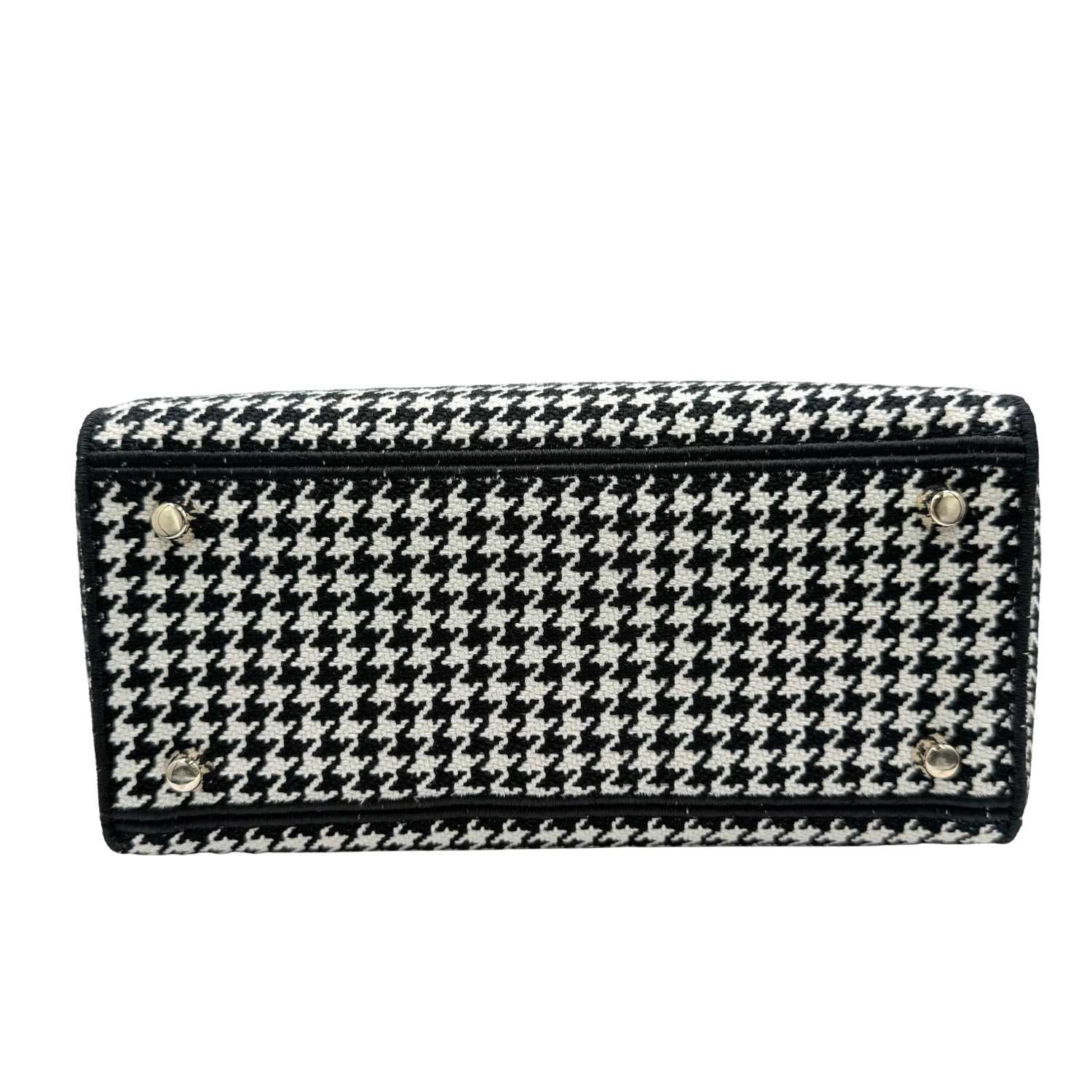 Christian Dior Medium Lady Dior Bag Houndstooth