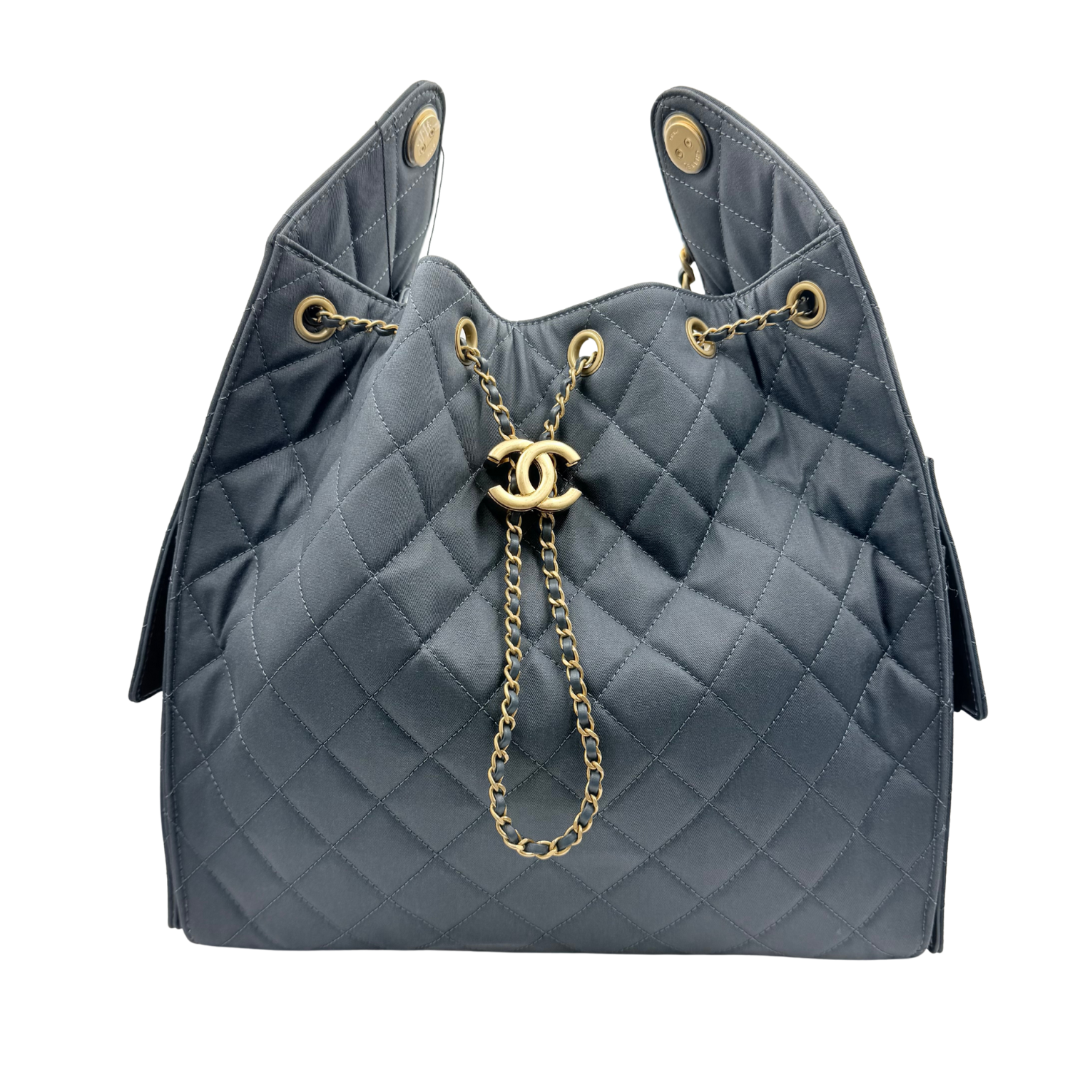 Chanel 25 Medium Handbag Dark Blue