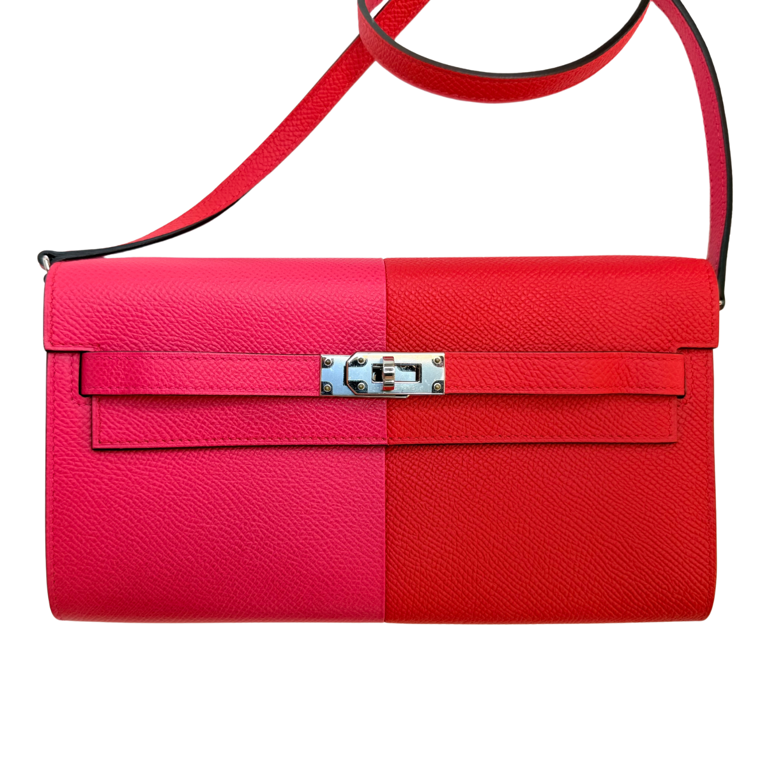 Hermès Two-Tone Kelly To Go Rose De Coeur
