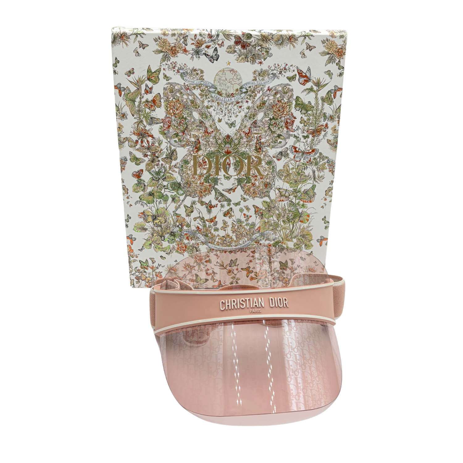 Christian Dior Fiber DiorClub V1U Visor Pink