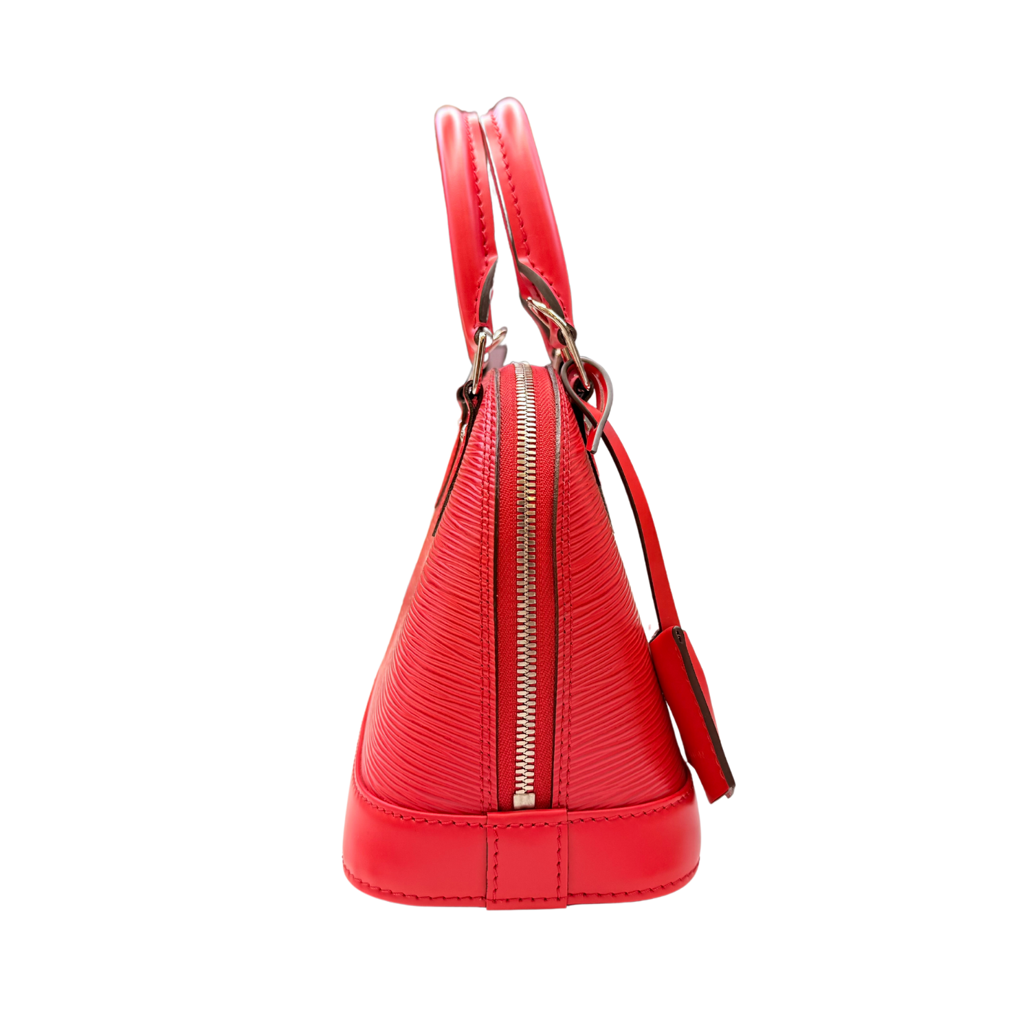 Louis Vuitton Epi Alma BB Coquelicot Bag Red