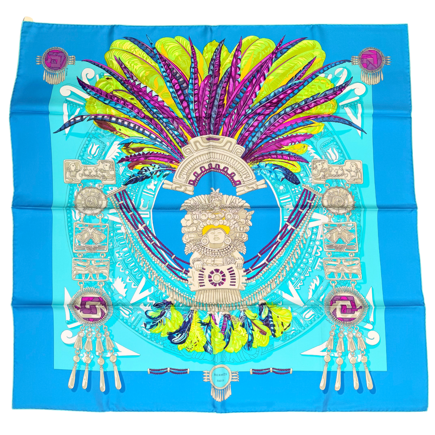 Hermès Mexique Silk Scarf