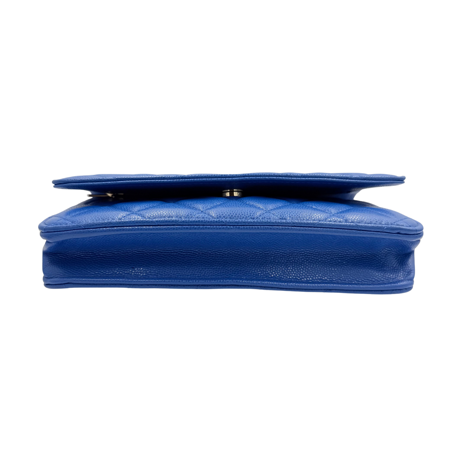 Chanel Classic Caviar Wallet on Chain Royal Blue