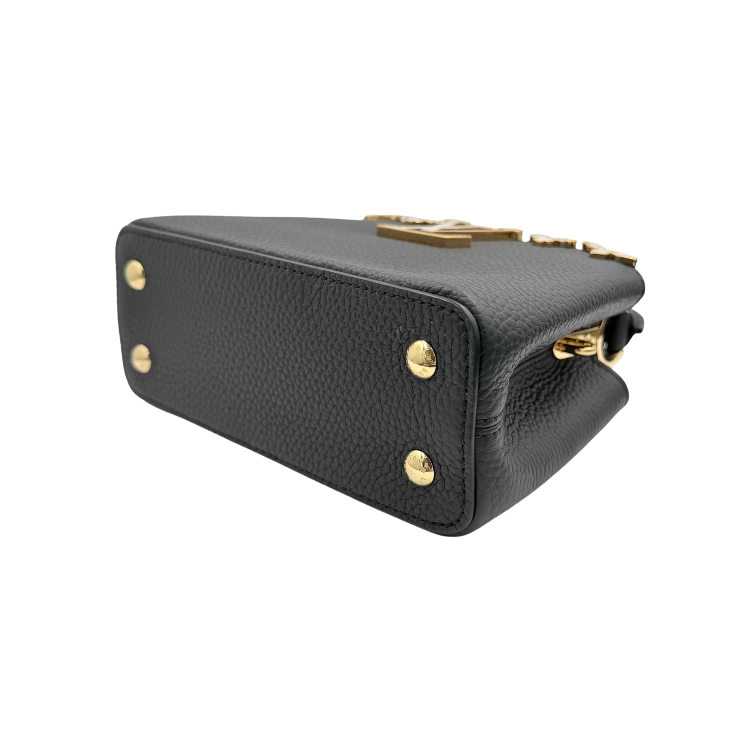Louis Vuitton Mini Capucine Mother of Pearl Black