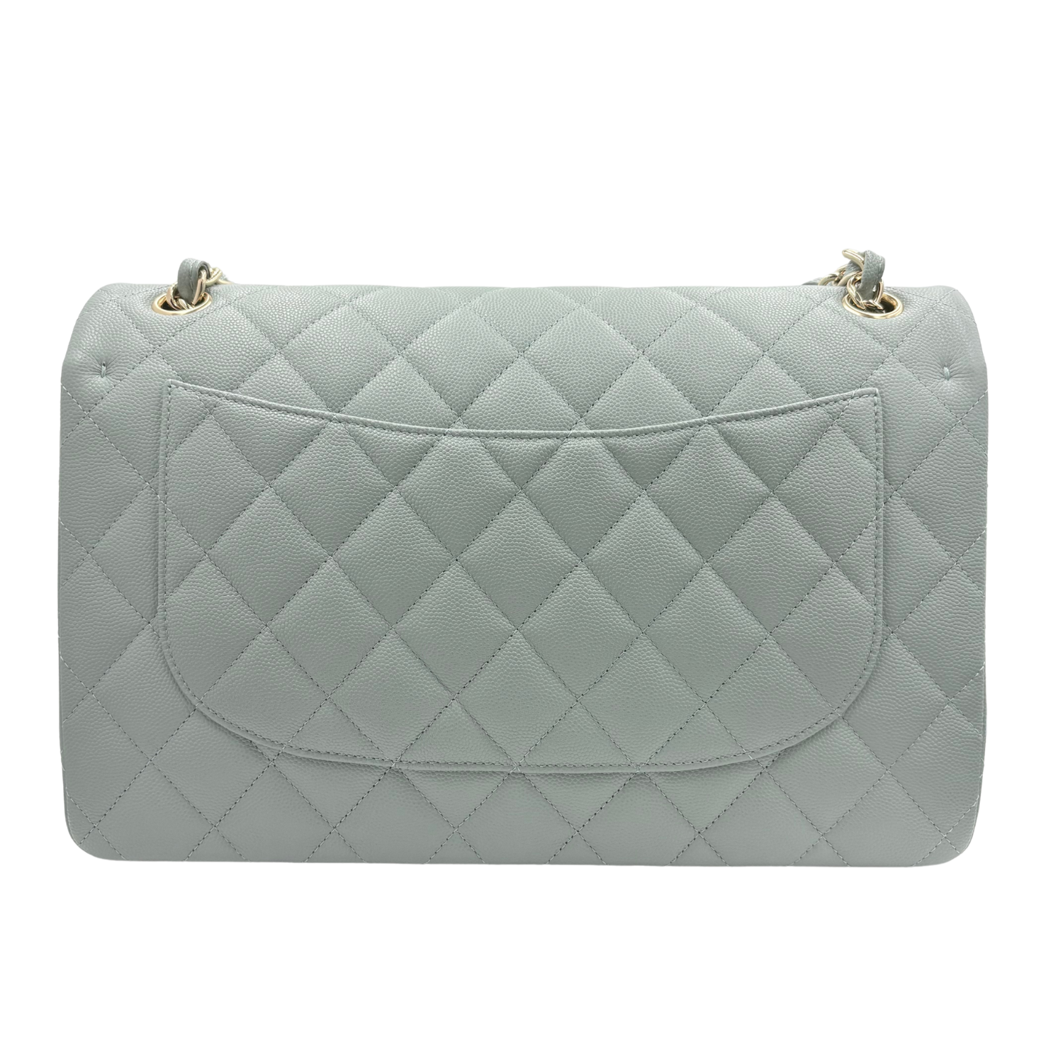 Chanel Classic Jumbo Double Flap Bag Seafoam