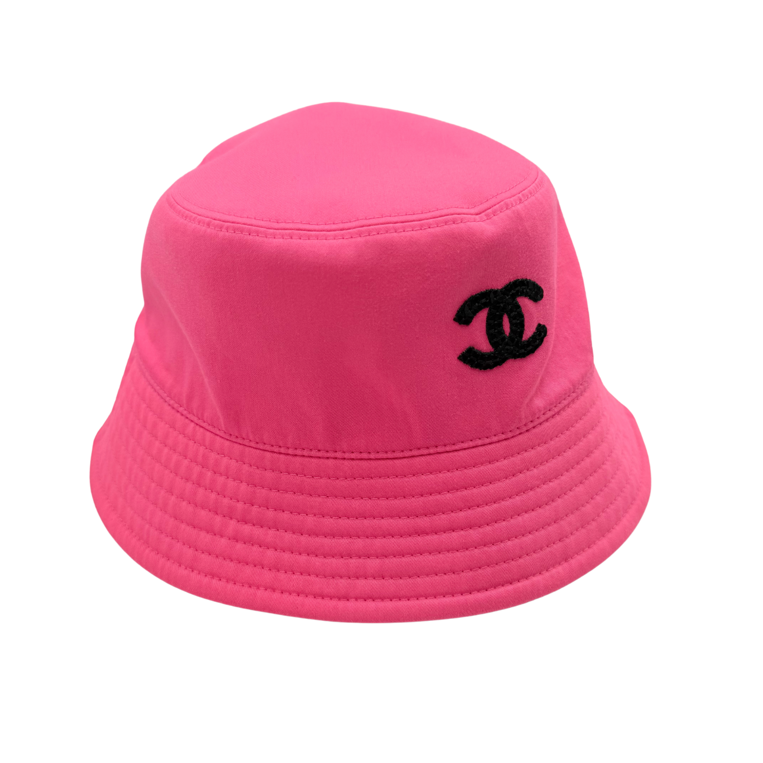Chanel CC Canvas Reversible Bucket Hat Multicolor