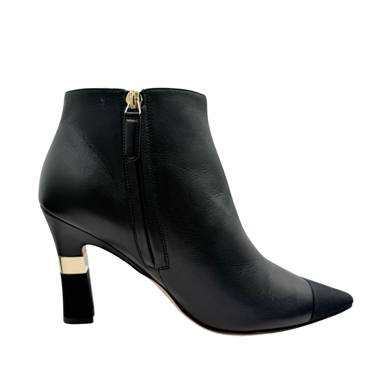 Chanel Interlocking CC T-Strap Pumps Black
